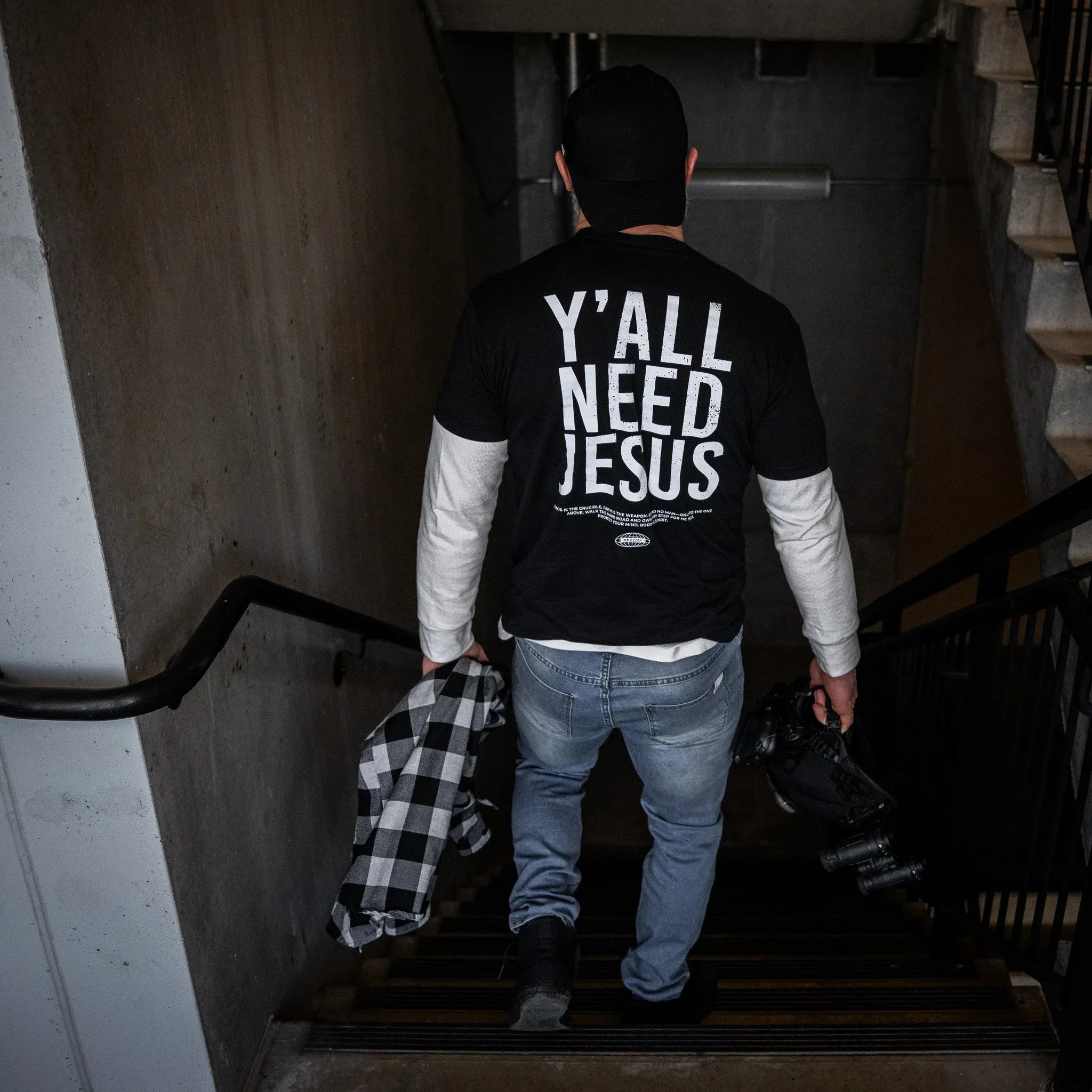 Y'all Need Jesus Men's T-Shirt - Combat Iron Apparel Co.