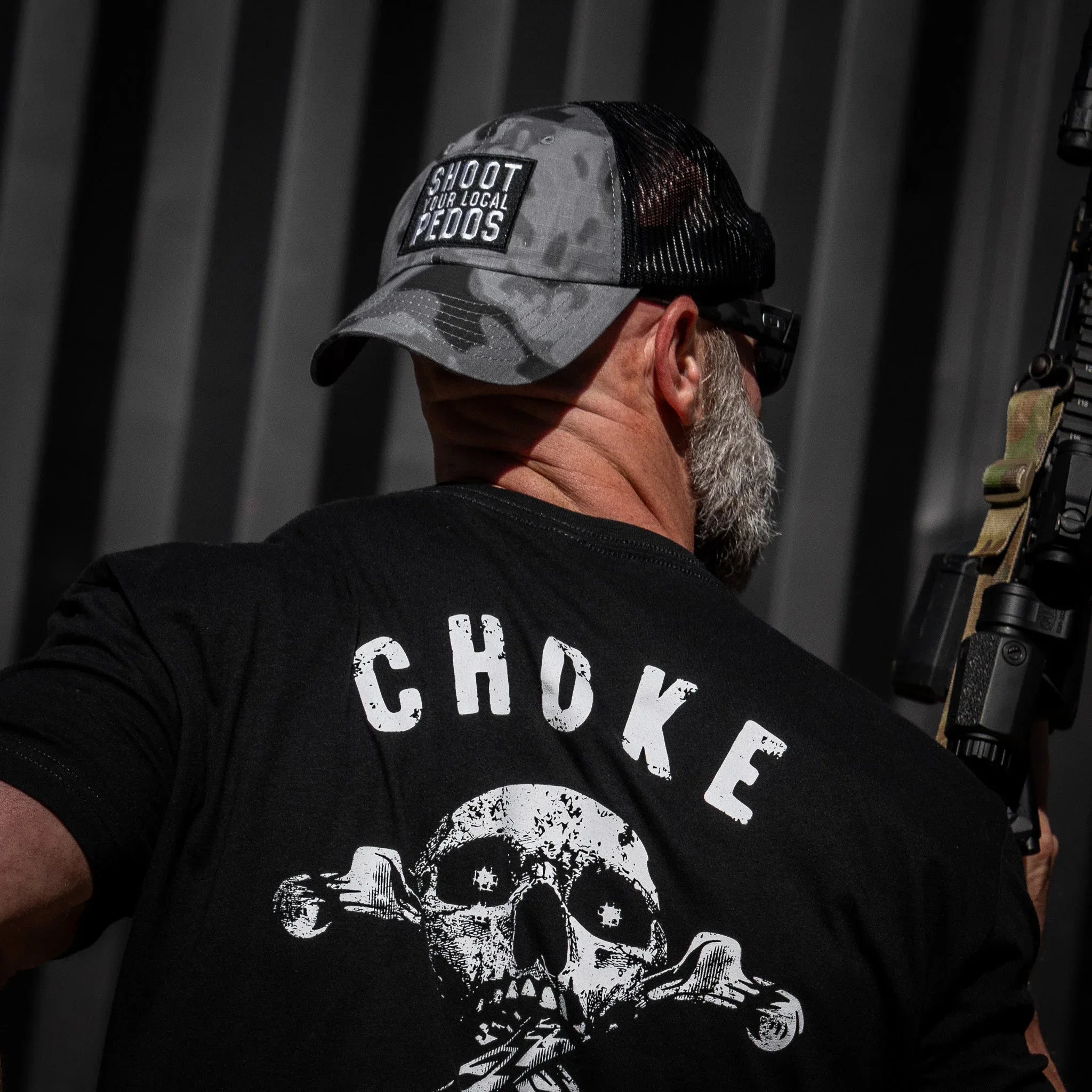 Shoot Your Local Pedos Patch Tactical Ripstop Mesh Snapback Hat - Combat Iron Apparel Co.