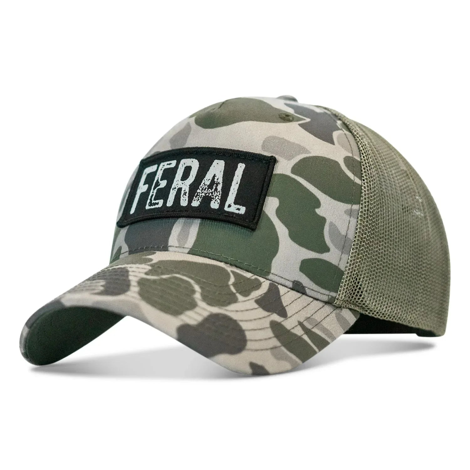 Feral Vintaged Patch Snapback Hat - Combat Iron Apparel Co.