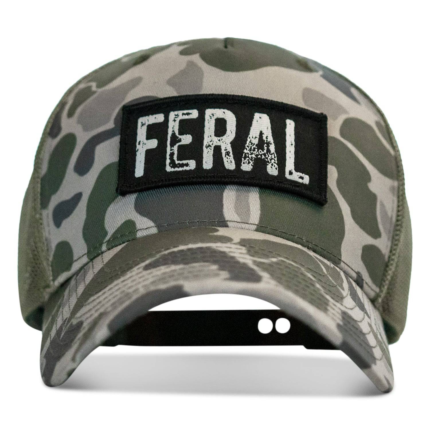 Feral Vintaged Patch Snapback Hat - Combat Iron Apparel Co.