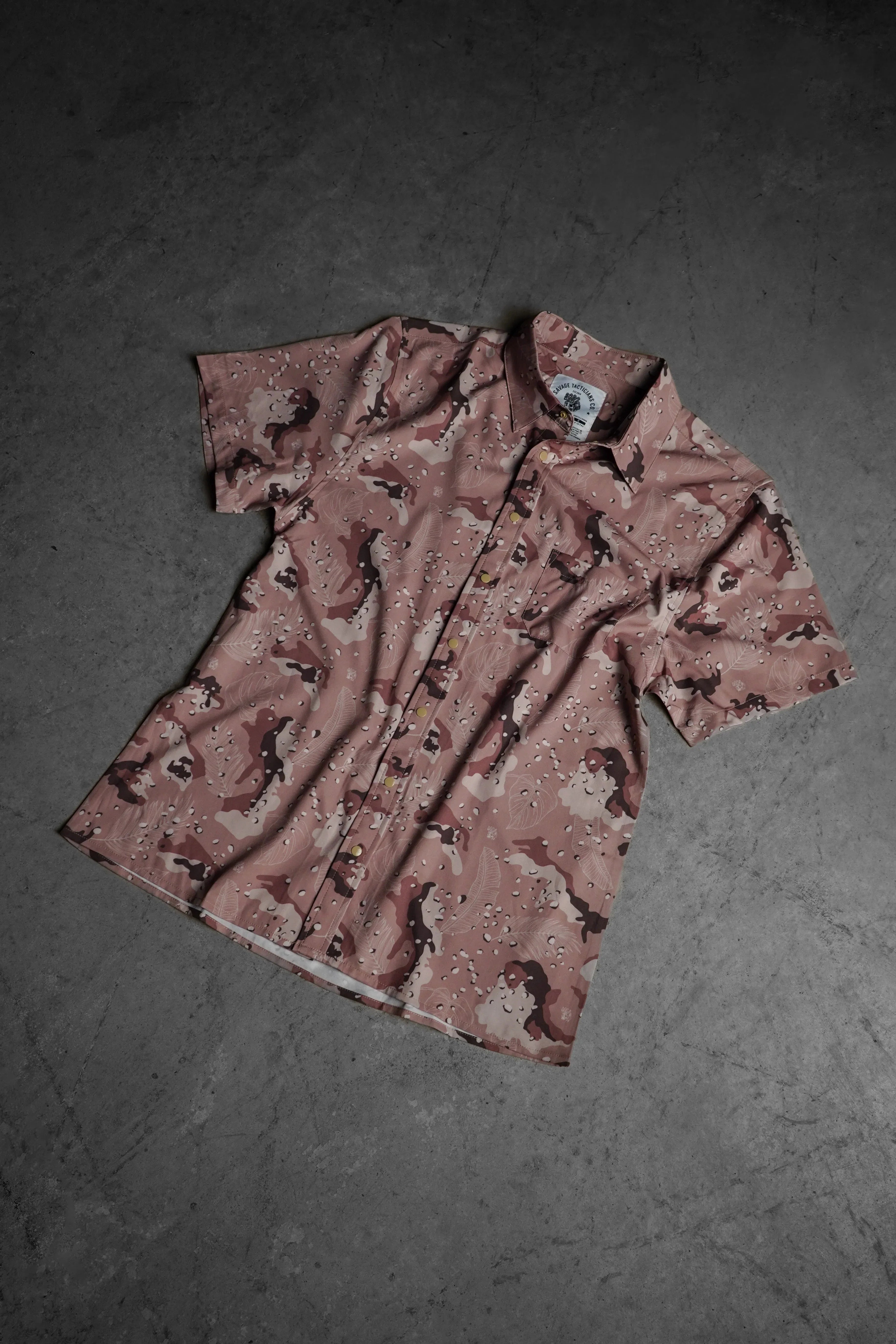 Chocolate Chip Button-up - Savage Tacticians