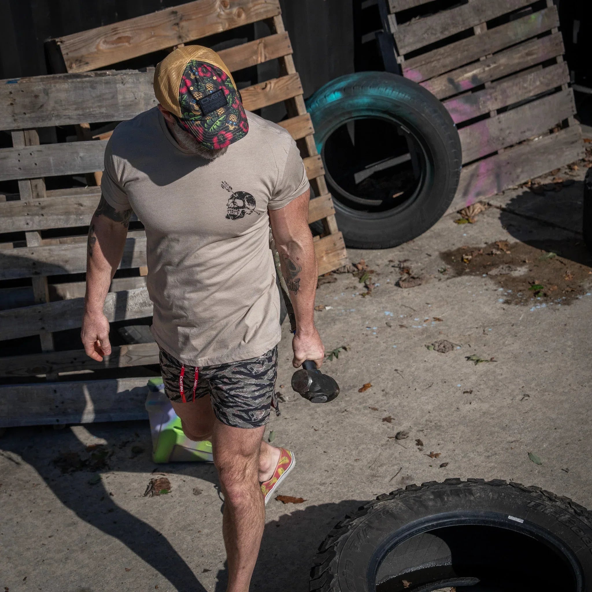 Nobody Owes You Shit Skull Men's T-Shirt - Combat Iron Apparel Co.