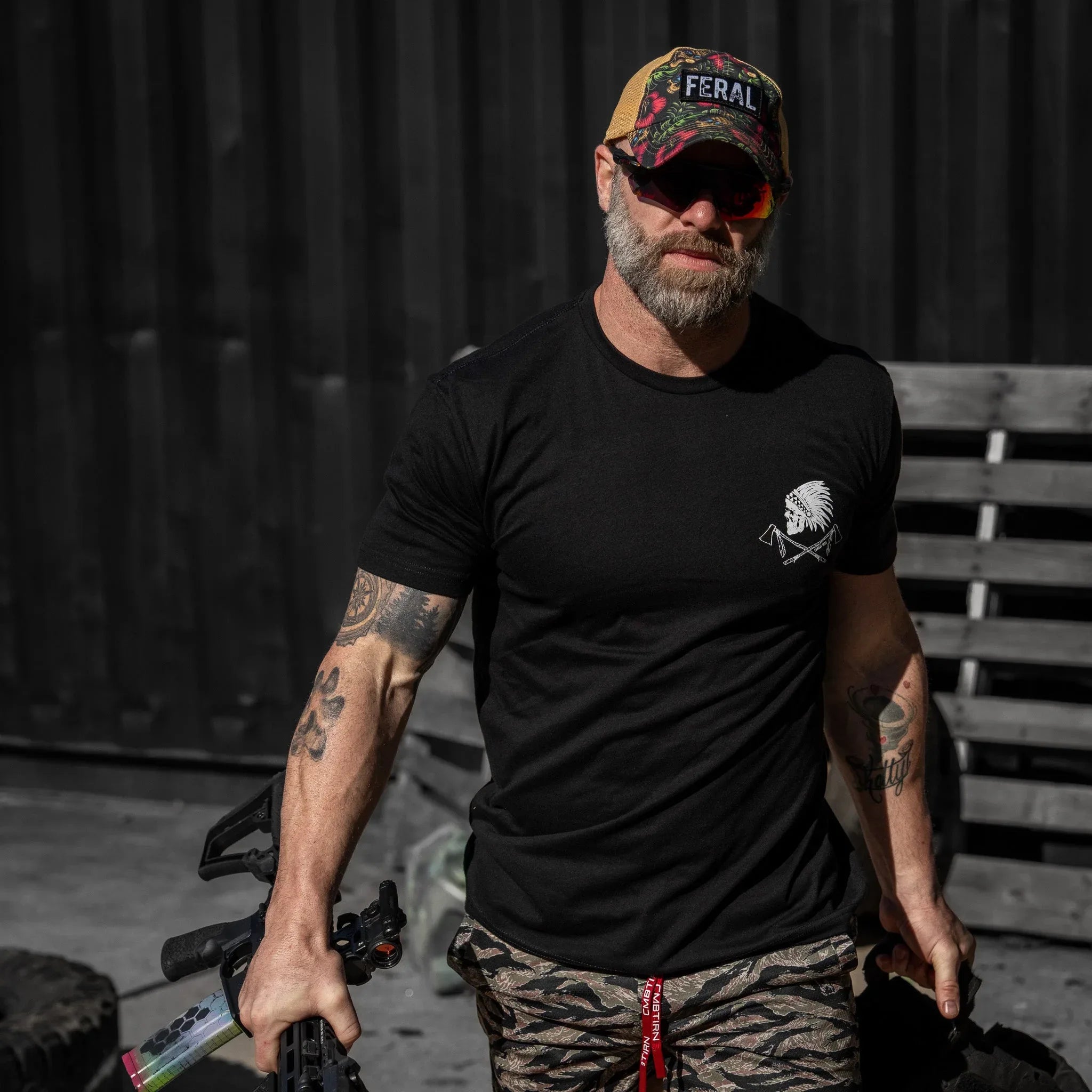 Live. Laugh. Violence. Men's T-Shirt - Combat Iron Apparel Co.