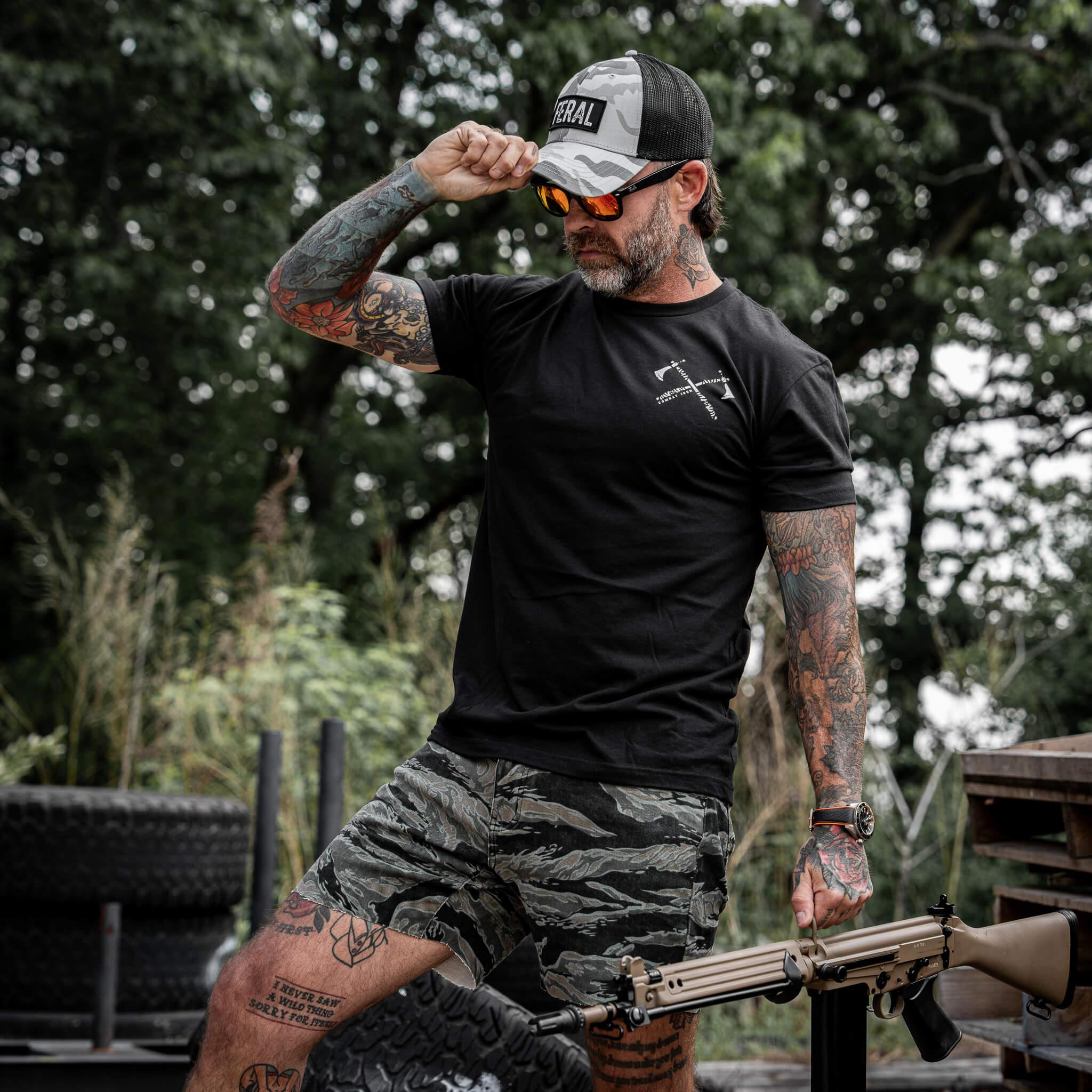 Dying is Easy. Surviving Is Hard Men's T-Shirt - Combat Iron Apparel Co.