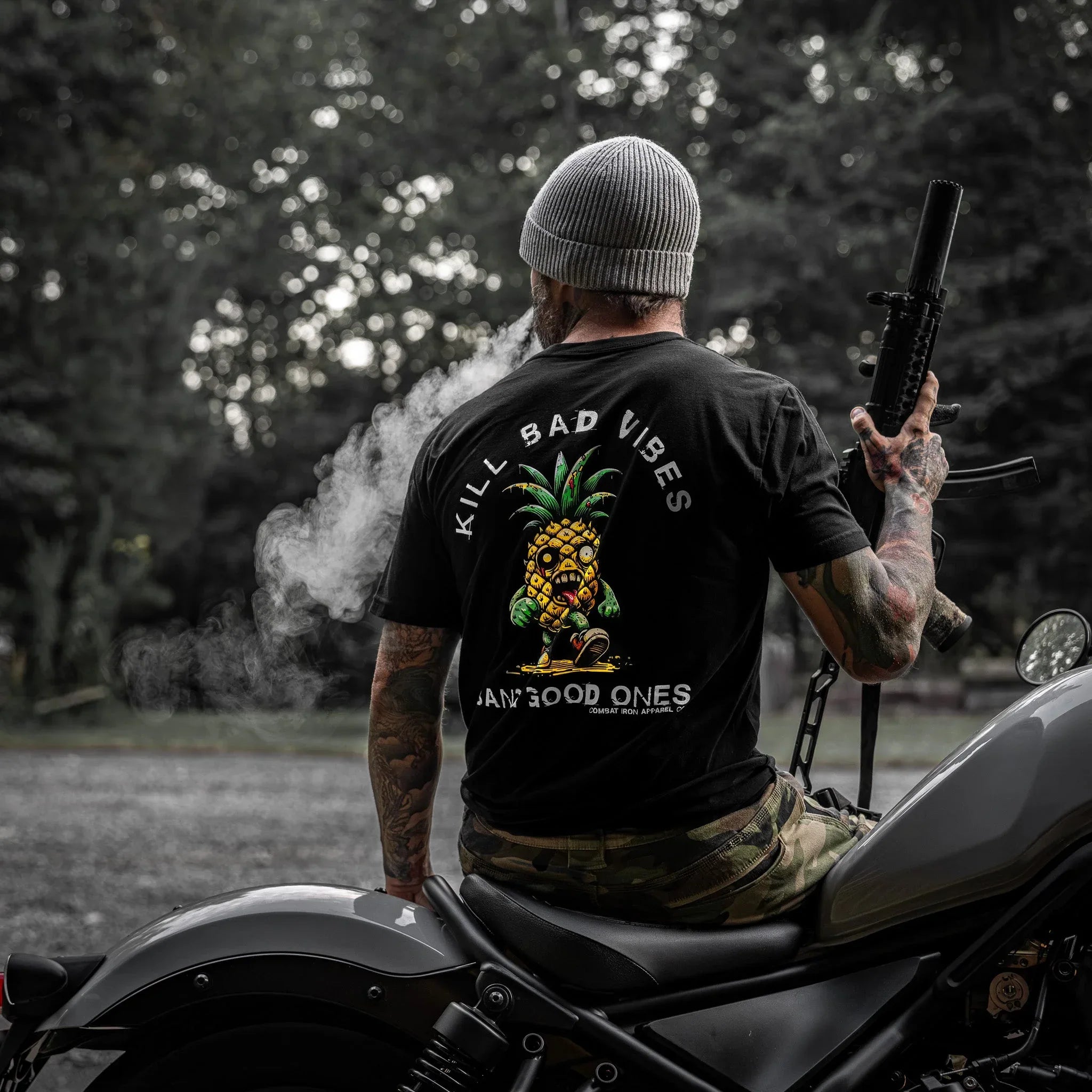 Kill Bad Vibes Men's T-Shirt - Combat Iron Apparel Co.