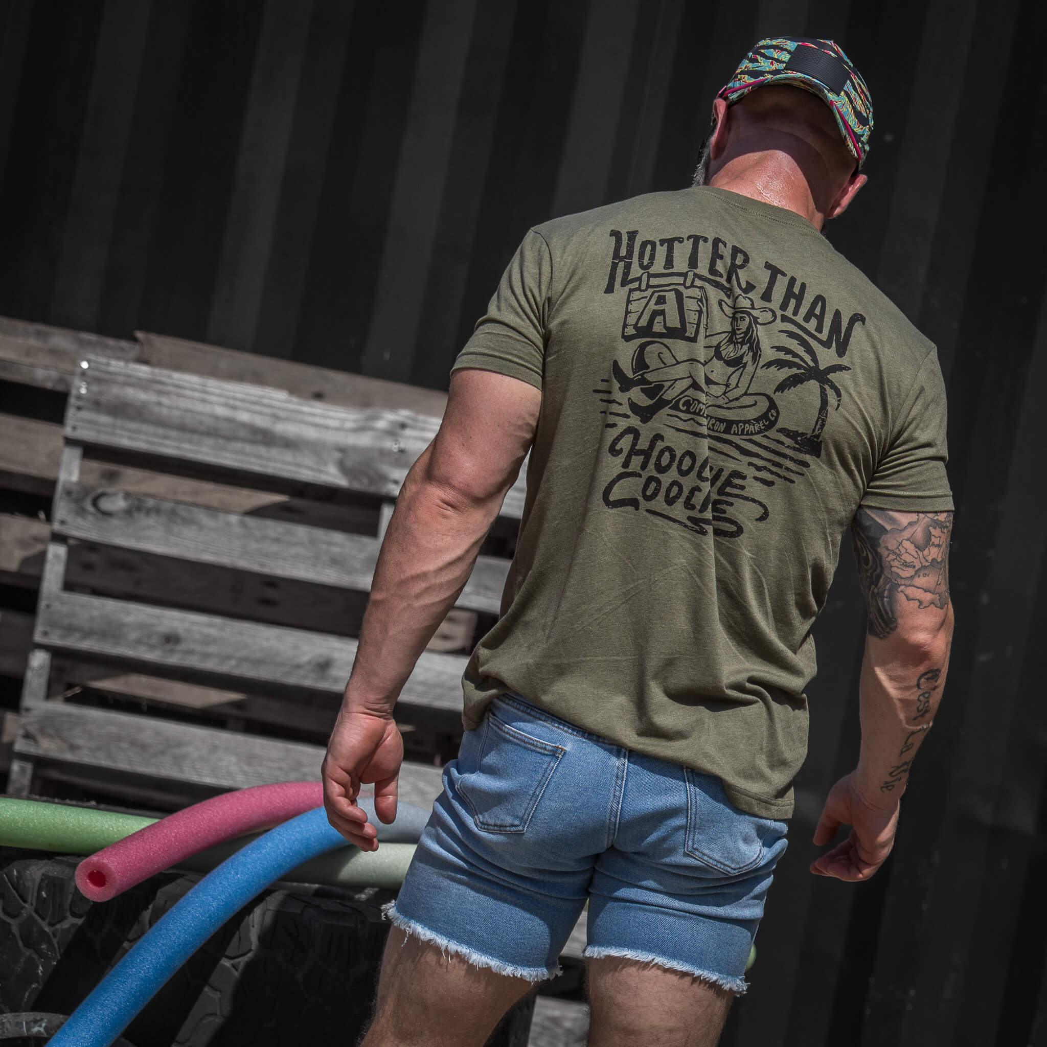 Hotter Than A Hoochie Coochie Men's T-Shirt - Combat Iron Apparel Co.