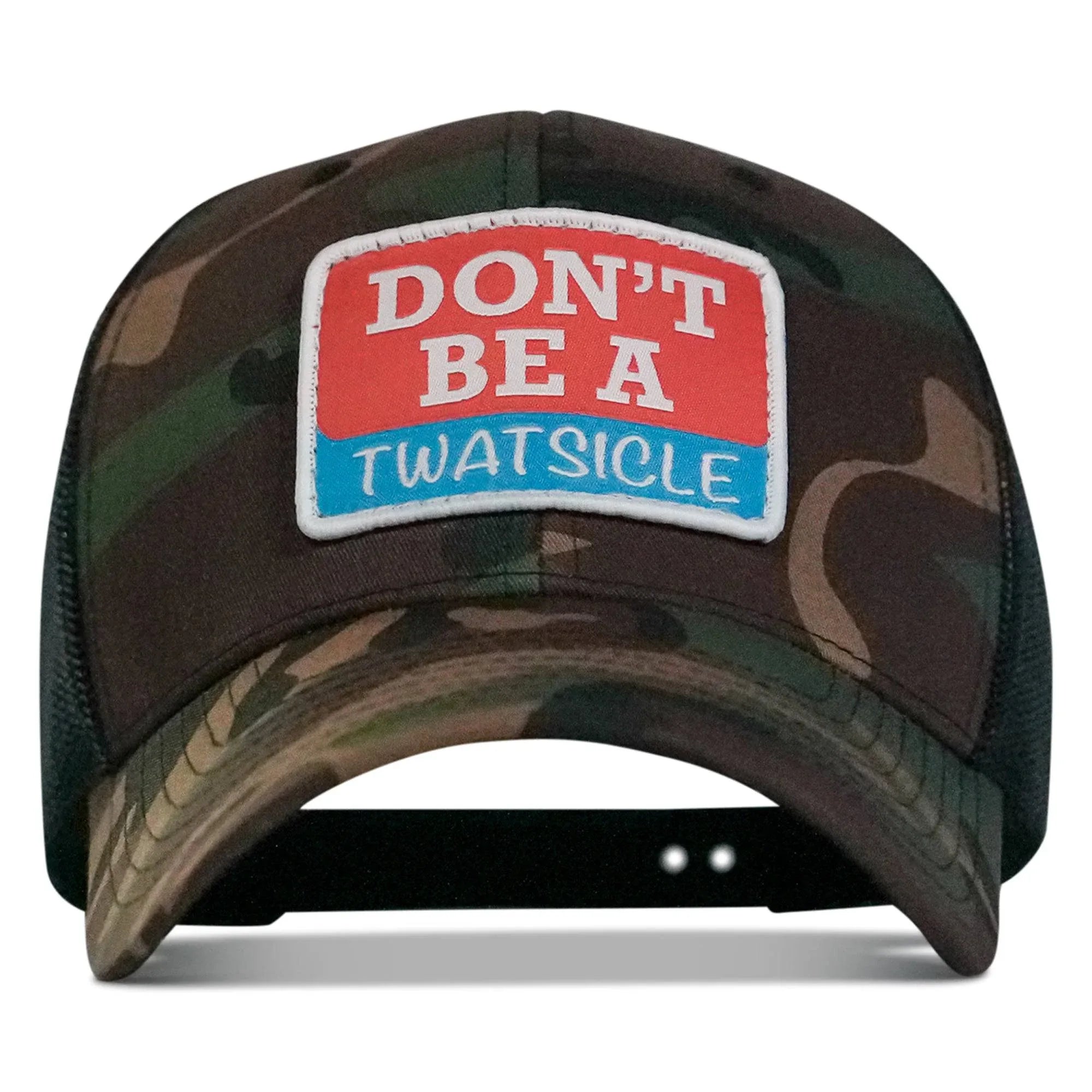 Don't Be A Twatsicle Patch Snapback Hat - Combat Iron Apparel Co.