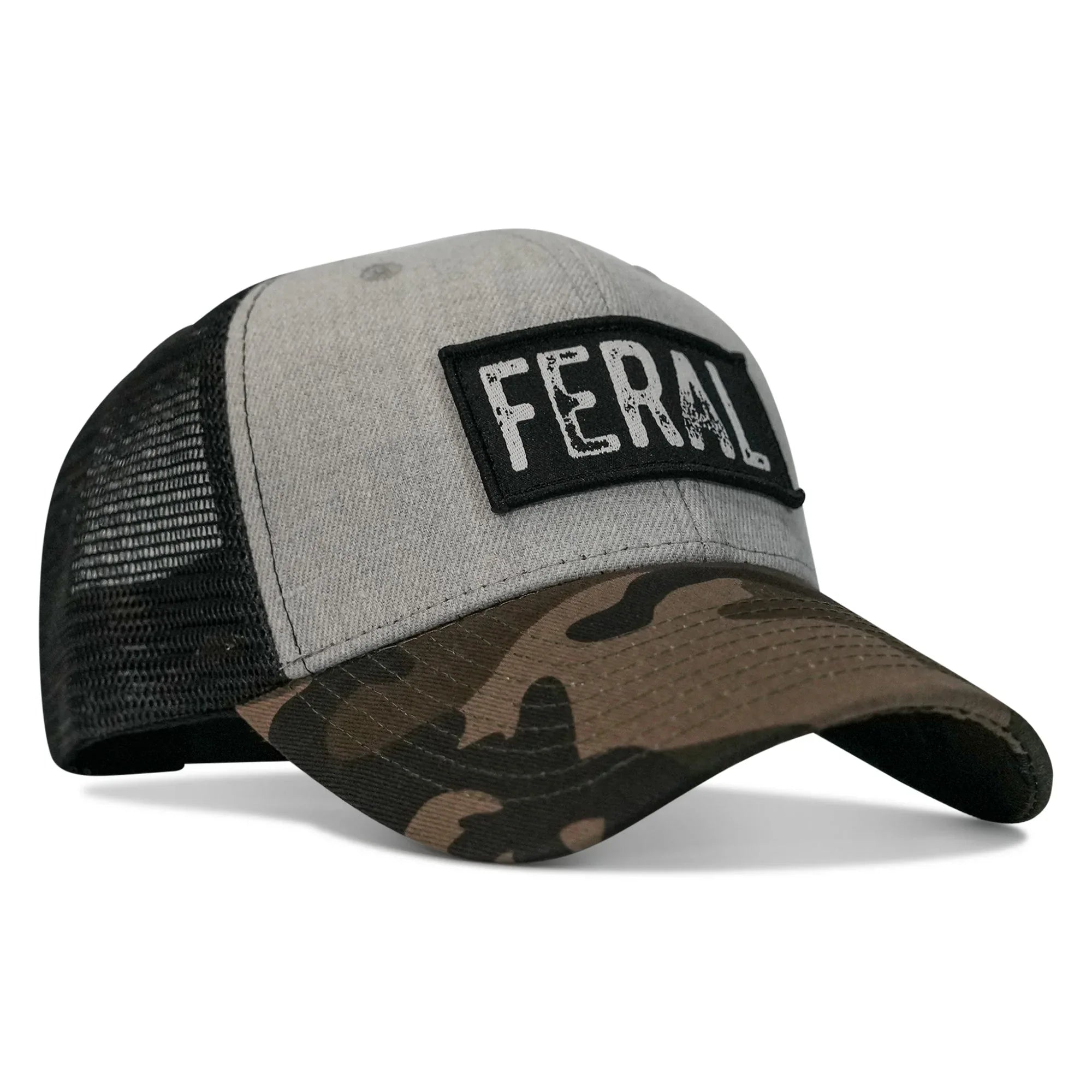 Feral Vintaged Patch Snapback Hat - Combat Iron Apparel Co.