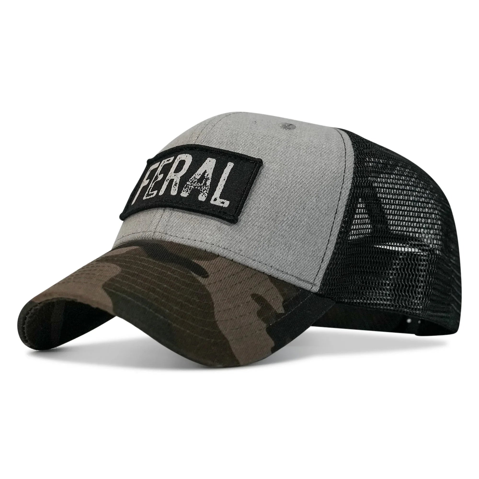 Feral Vintaged Patch Snapback Hat - Combat Iron Apparel Co.