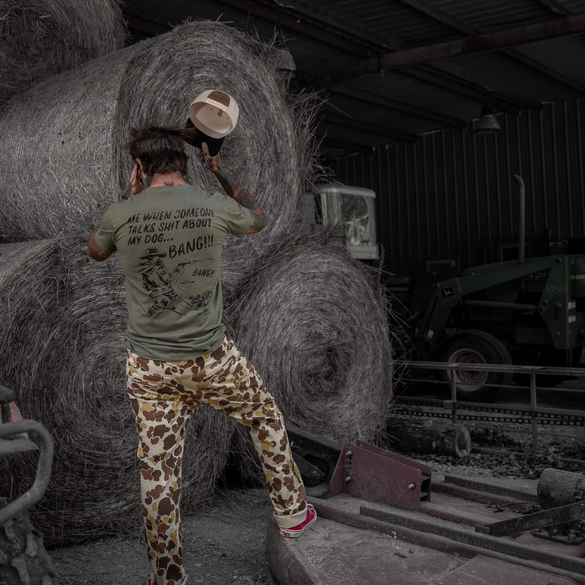 Me When Someone Talk About My Dog Men's T-Shirt - Combat Iron Apparel Co.