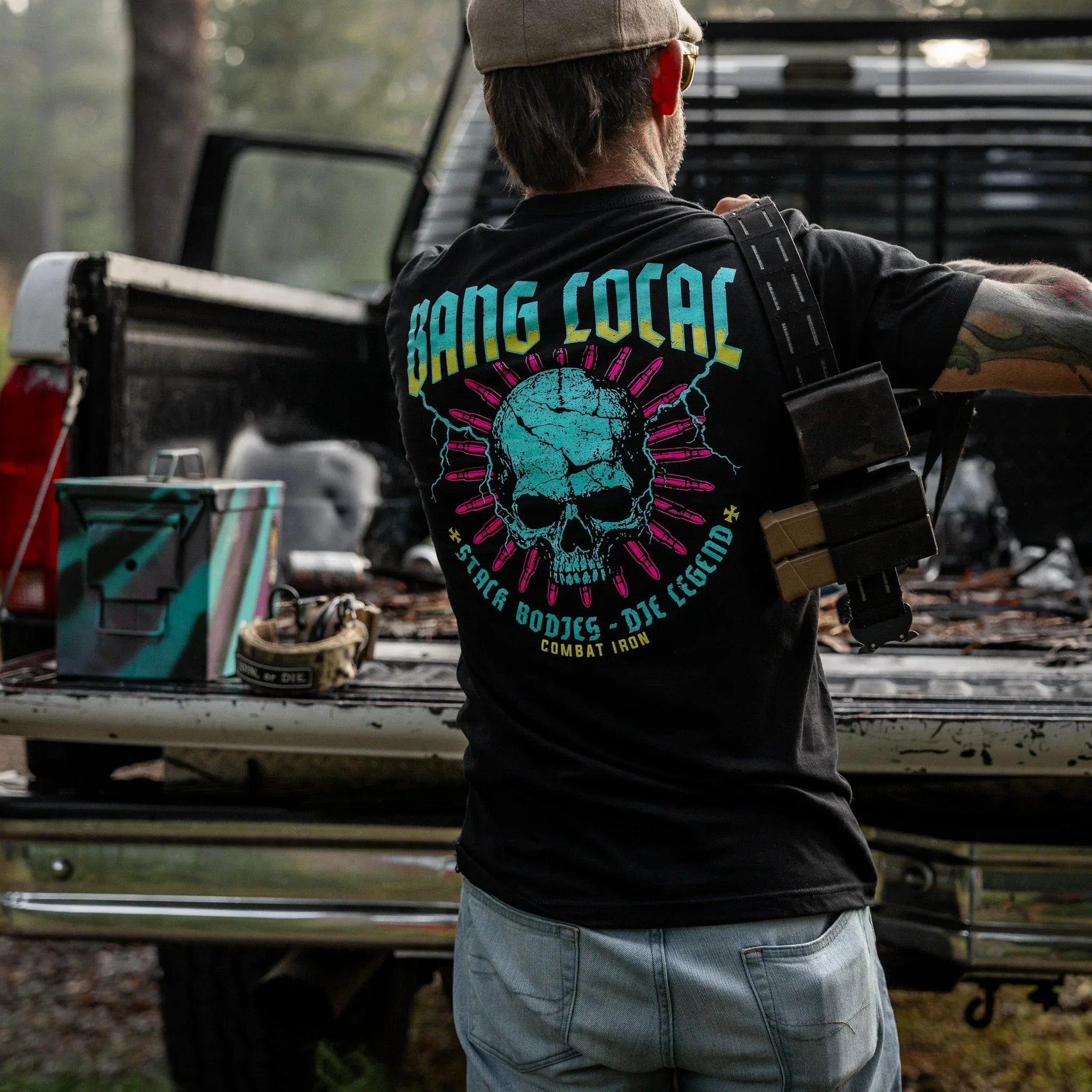 Bang Local. Stack Bodies Men's T-Shirt - Combat Iron Apparel Co.
