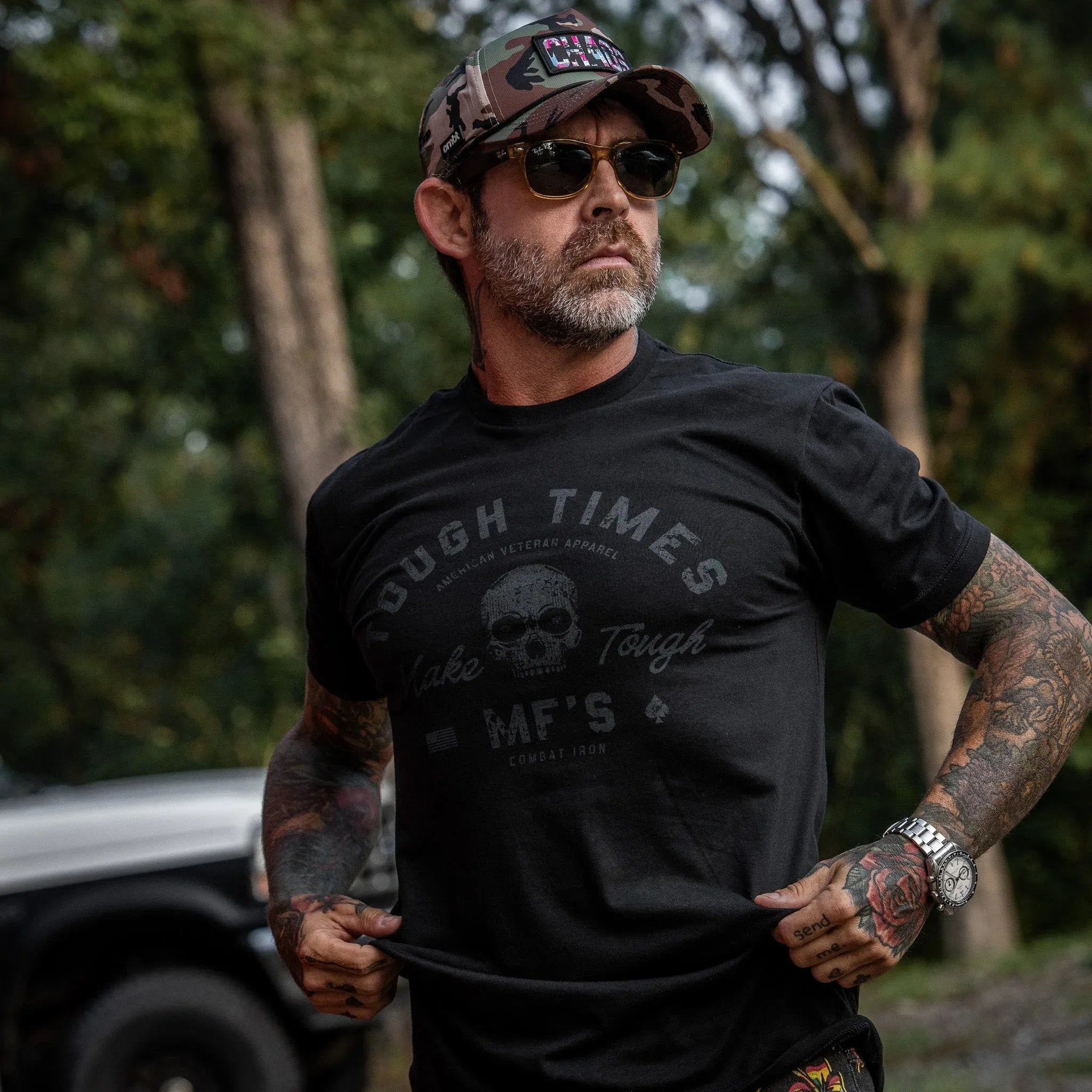 Tough Times Make Tough MF's Men's T-Shirt - Combat Iron Apparel Co.