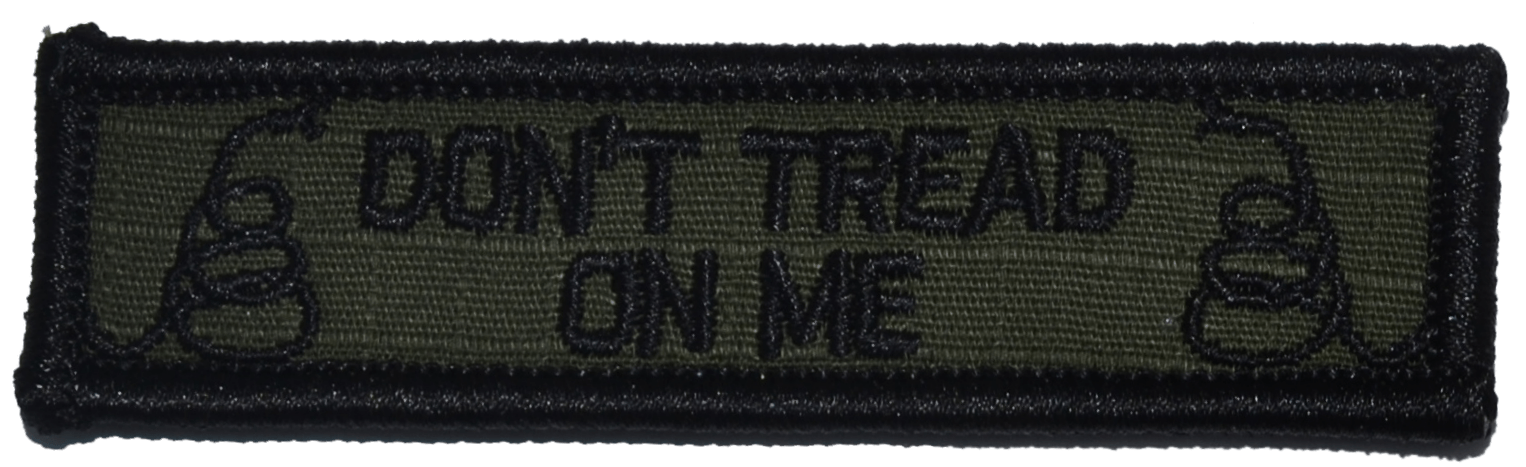 Don't Tread on Me Gadsden Snake - 1x3.75 Patch