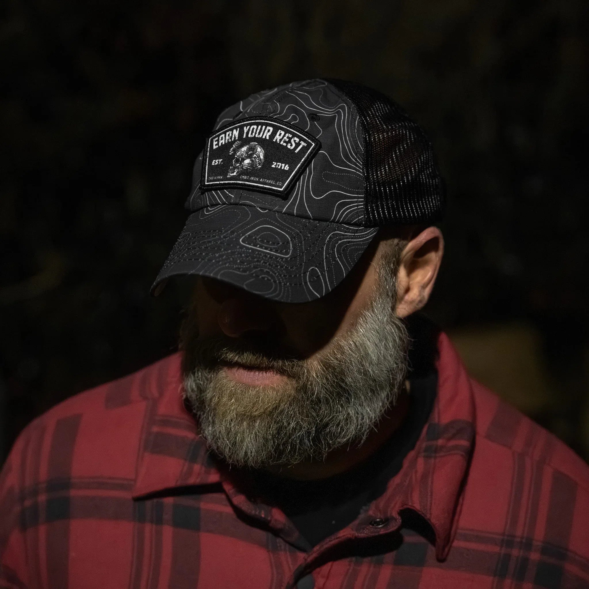 Earn Your Rest Patch Tactical Ripstop Mesh Snapback Hat - Combat Iron Apparel Co.