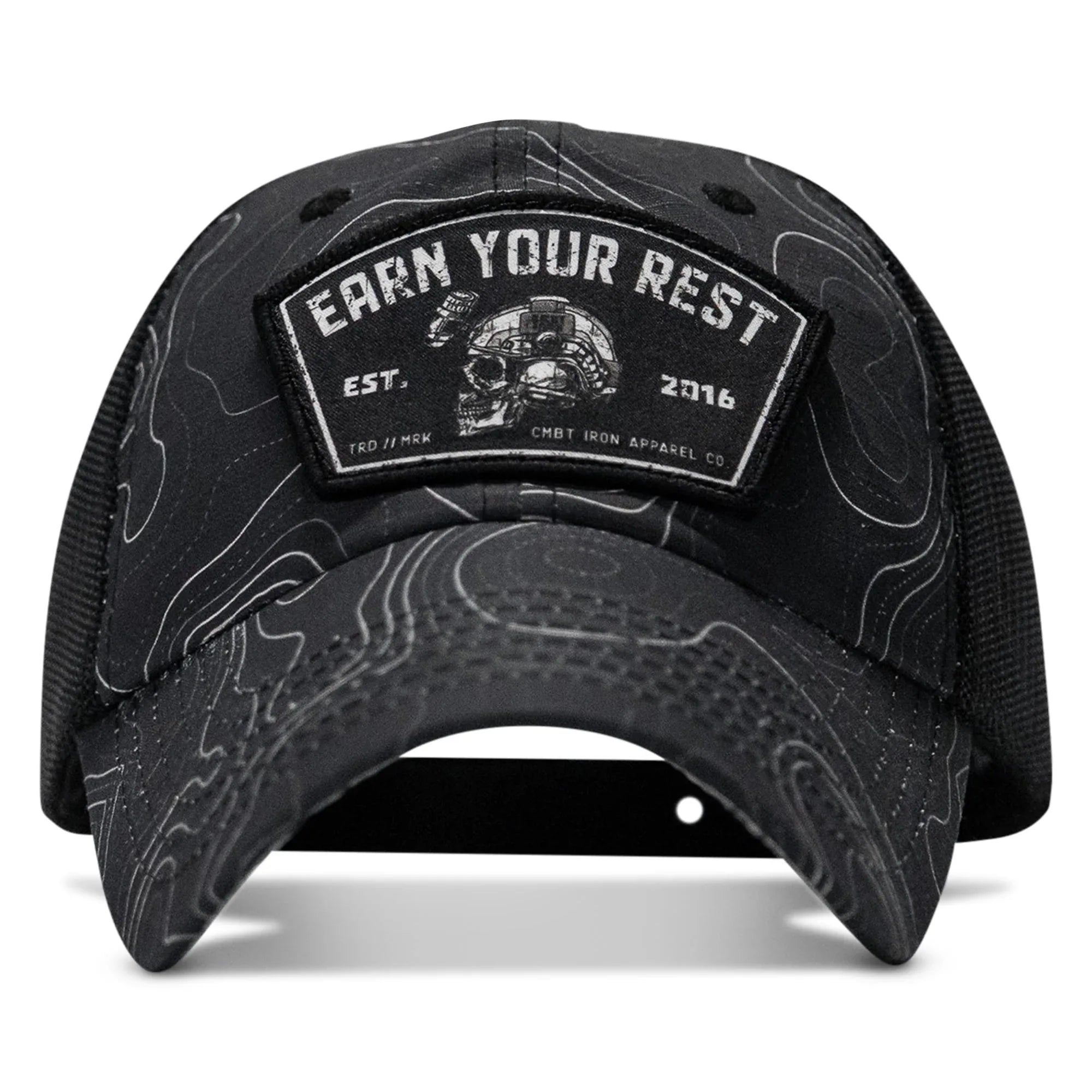 Earn Your Rest Patch Tactical Ripstop Mesh Snapback Hat - Combat Iron Apparel Co.