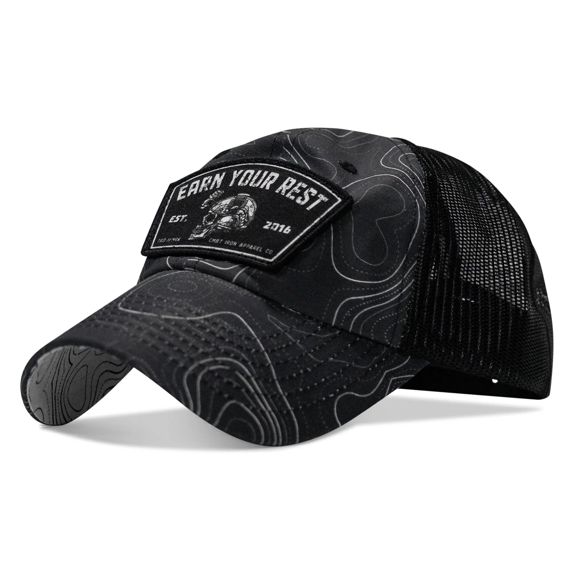 Earn Your Rest Patch Tactical Ripstop Mesh Snapback Hat - Combat Iron Apparel Co.