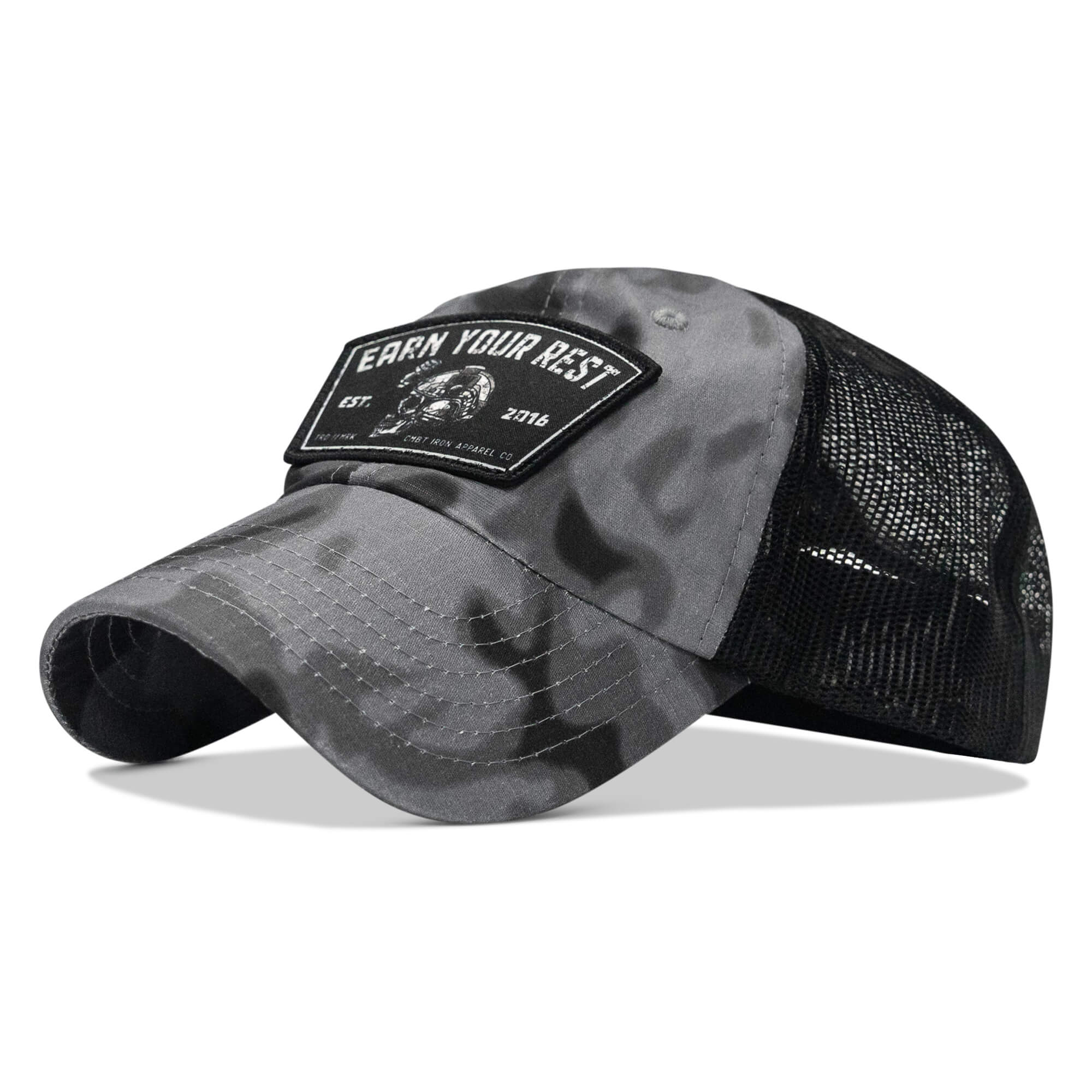 Earn Your Rest Patch Tactical Ripstop Mesh Snapback Hat - Combat Iron Apparel Co.