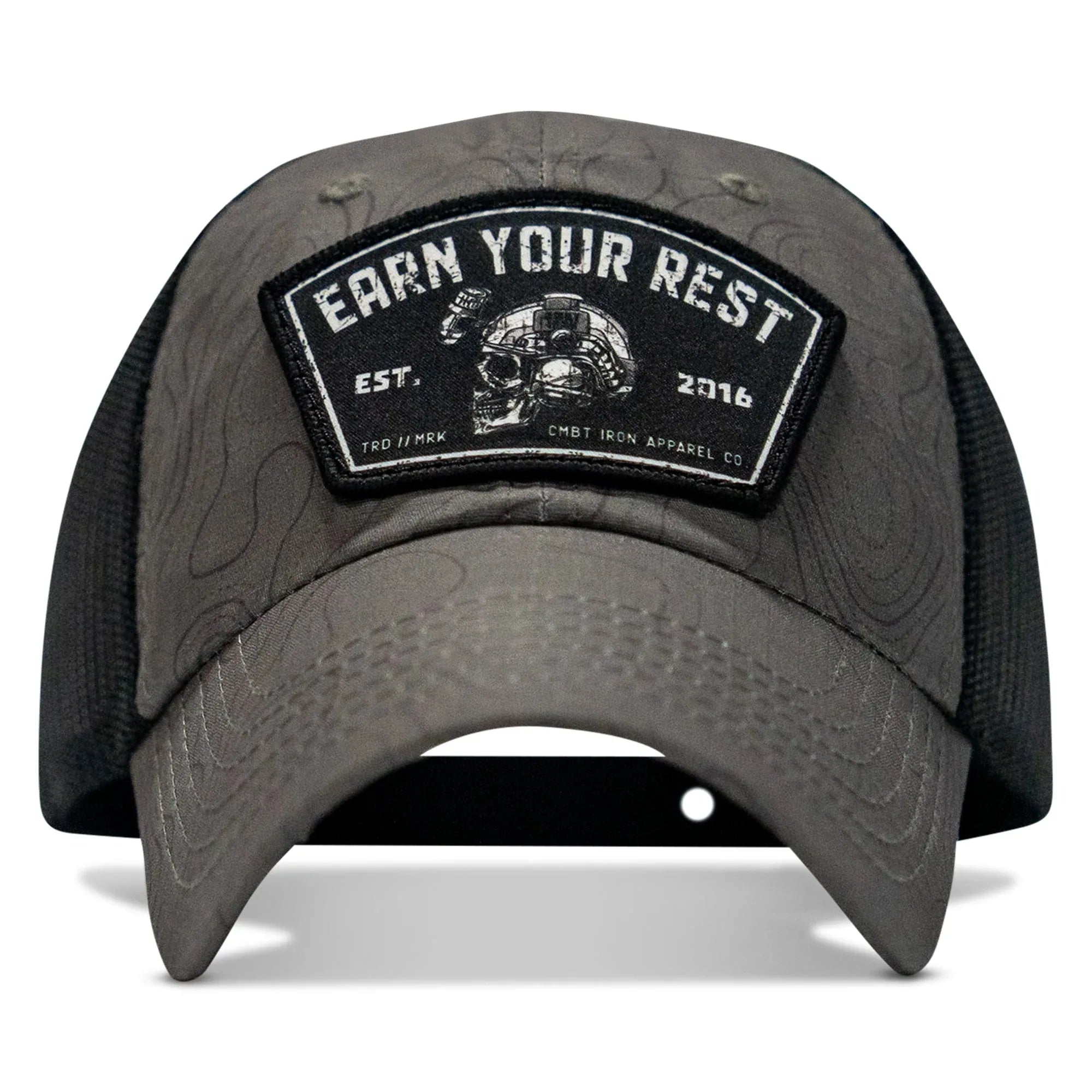 Earn Your Rest Patch Tactical Ripstop Mesh Snapback Hat - Combat Iron Apparel Co.