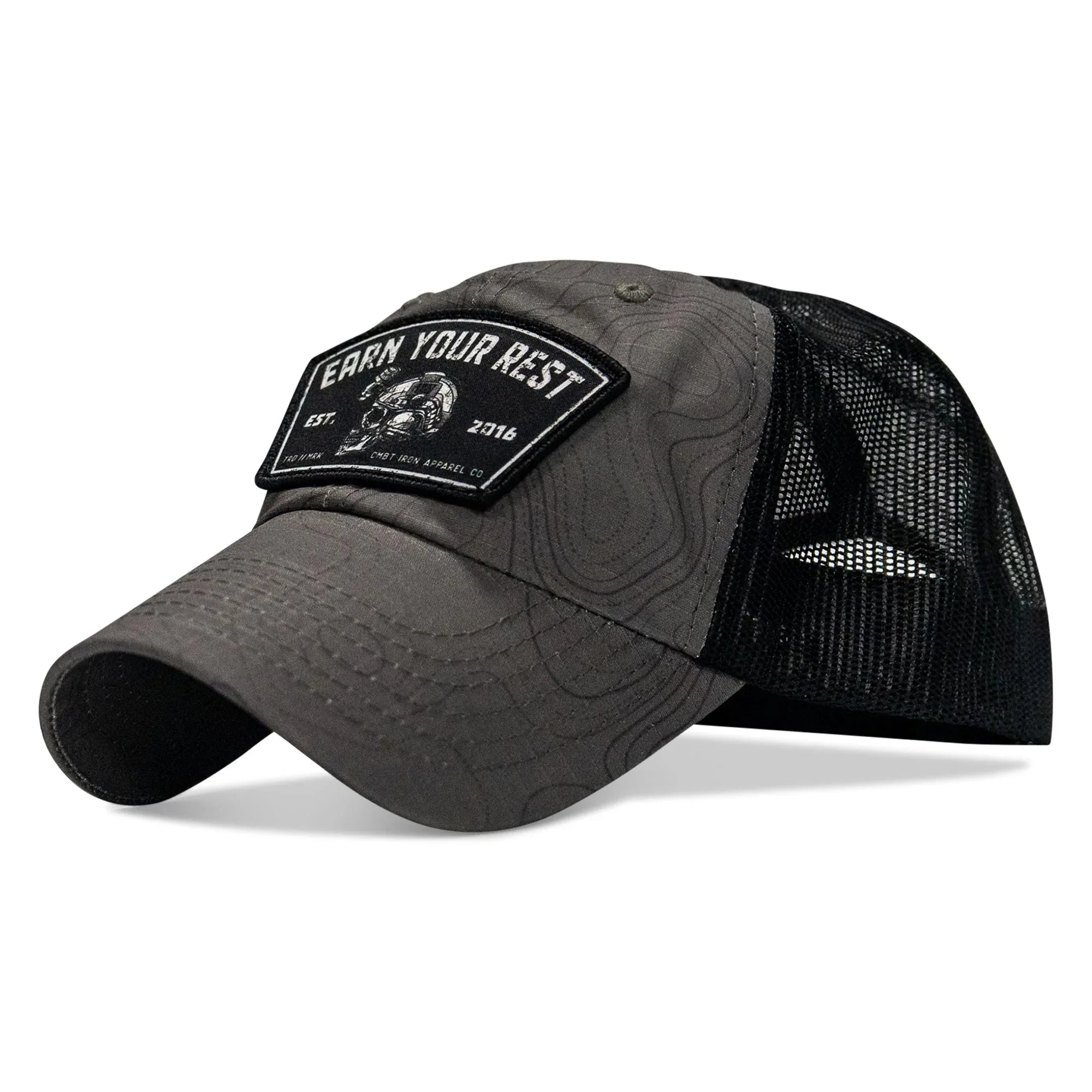 Earn Your Rest Patch Tactical Ripstop Mesh Snapback Hat - Combat Iron Apparel Co.