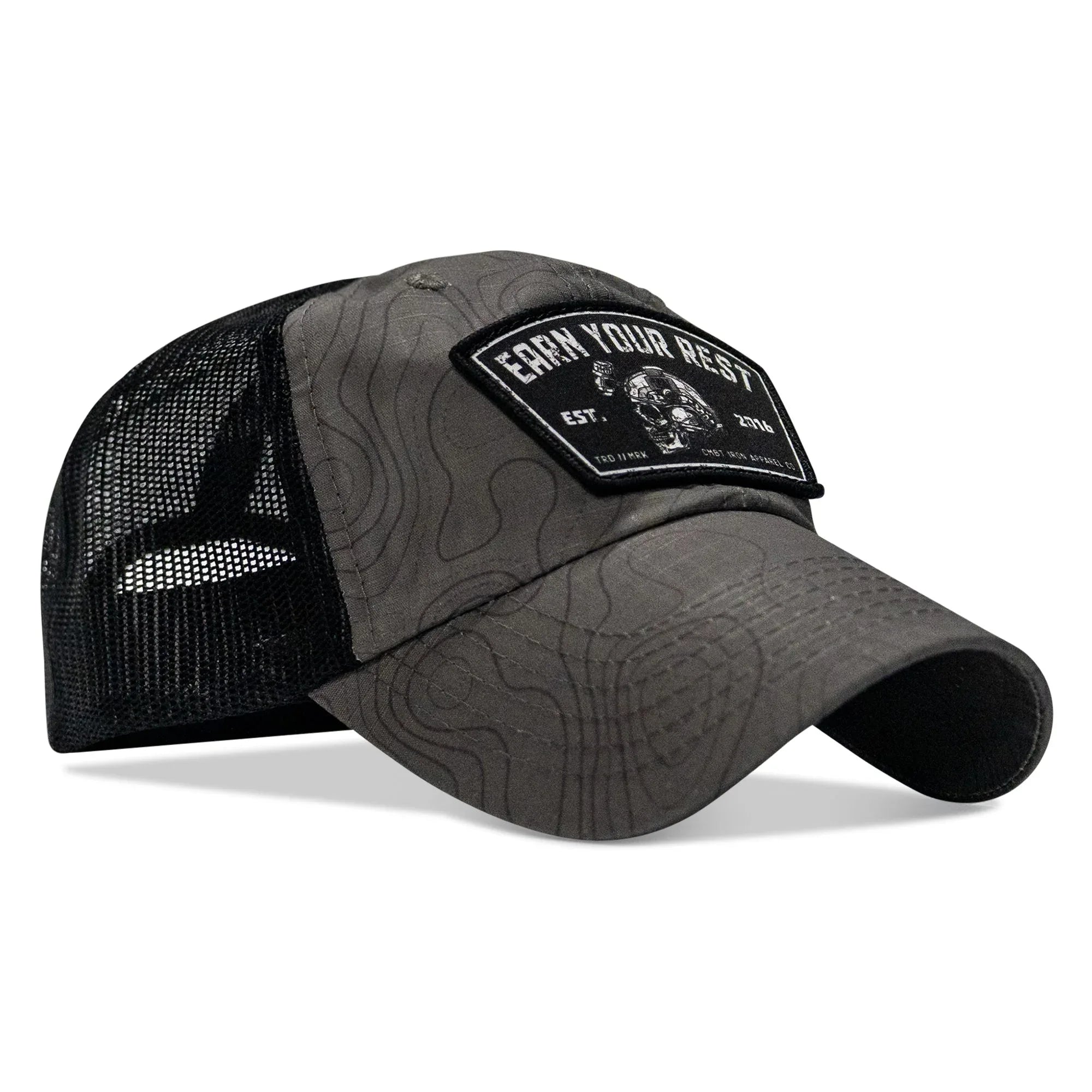 Earn Your Rest Patch Tactical Ripstop Mesh Snapback Hat - Combat Iron Apparel Co.