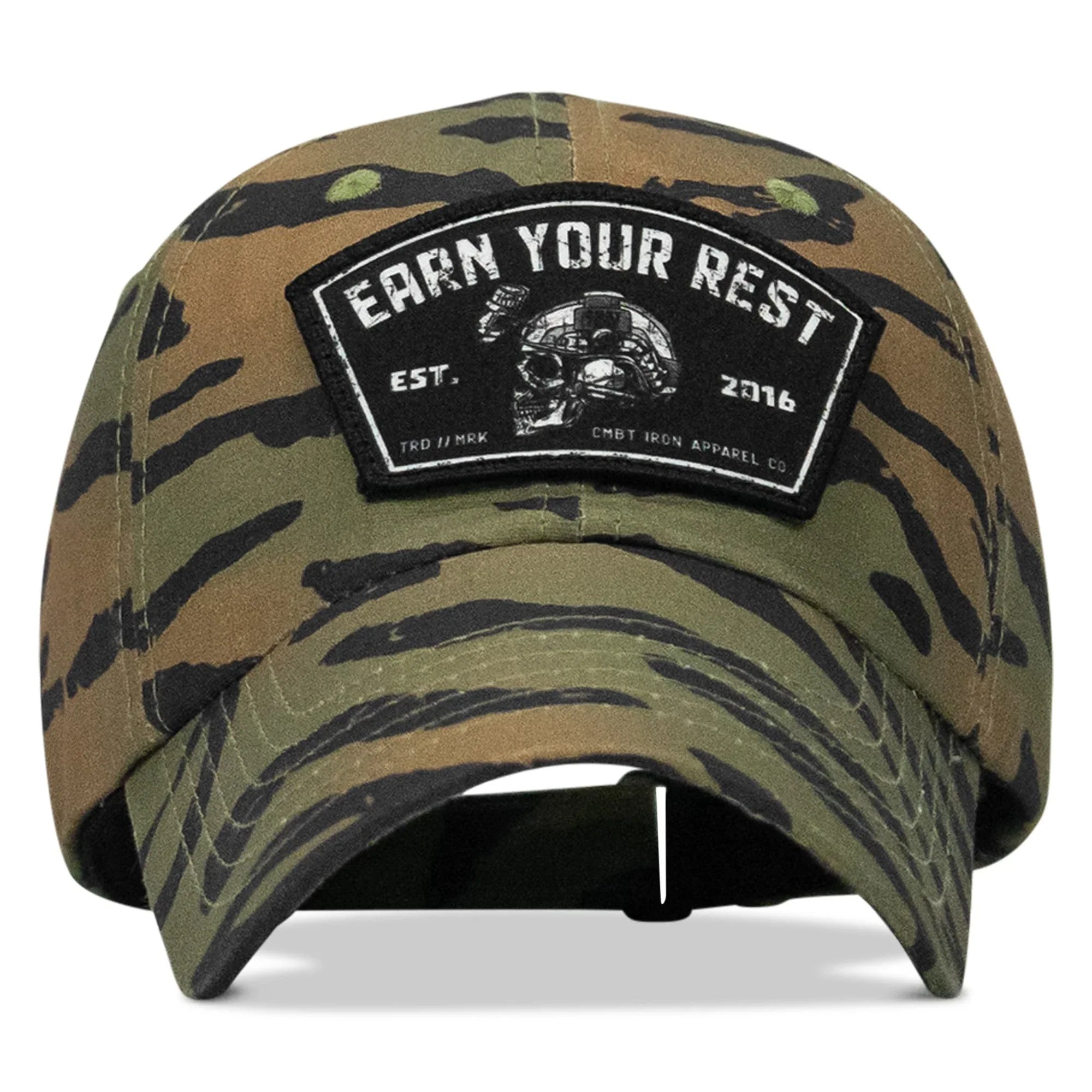 Earn Your Rest Patch Tactical Ripstop Mesh Snapback Hat - Combat Iron Apparel Co.