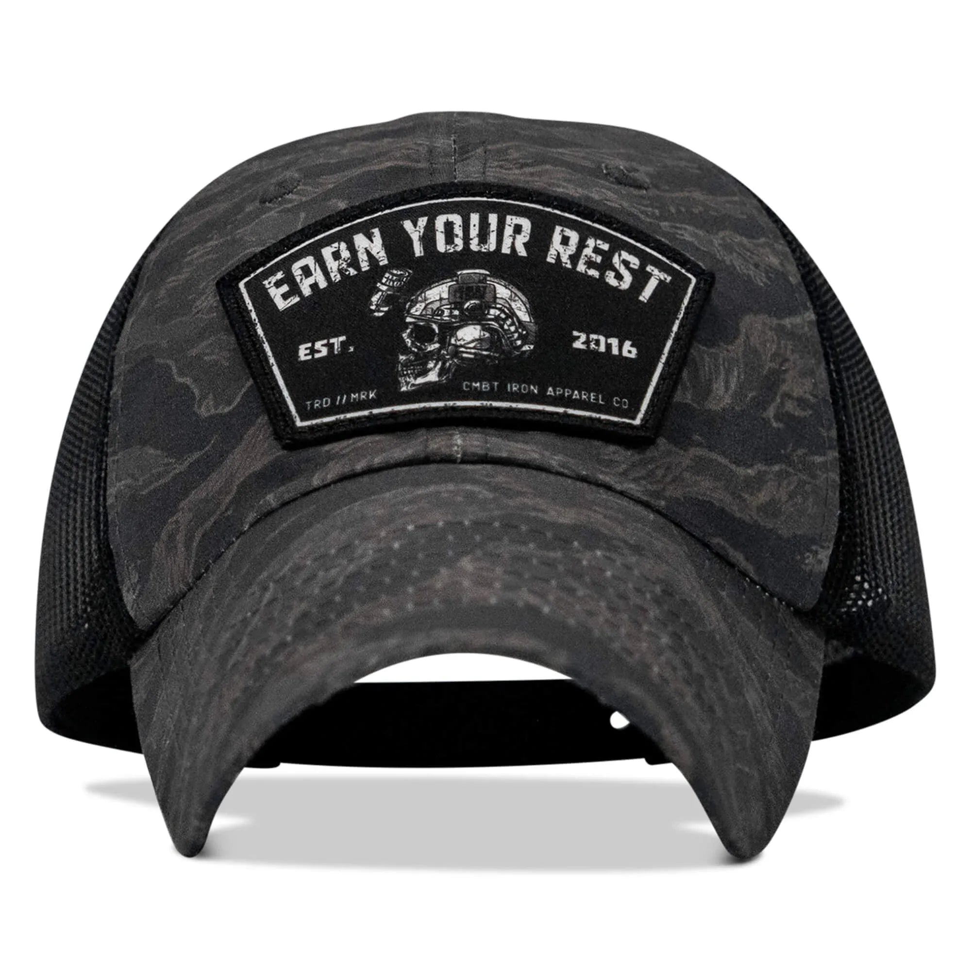 Earn Your Rest Patch Tactical Ripstop Mesh Snapback Hat - Combat Iron Apparel Co.
