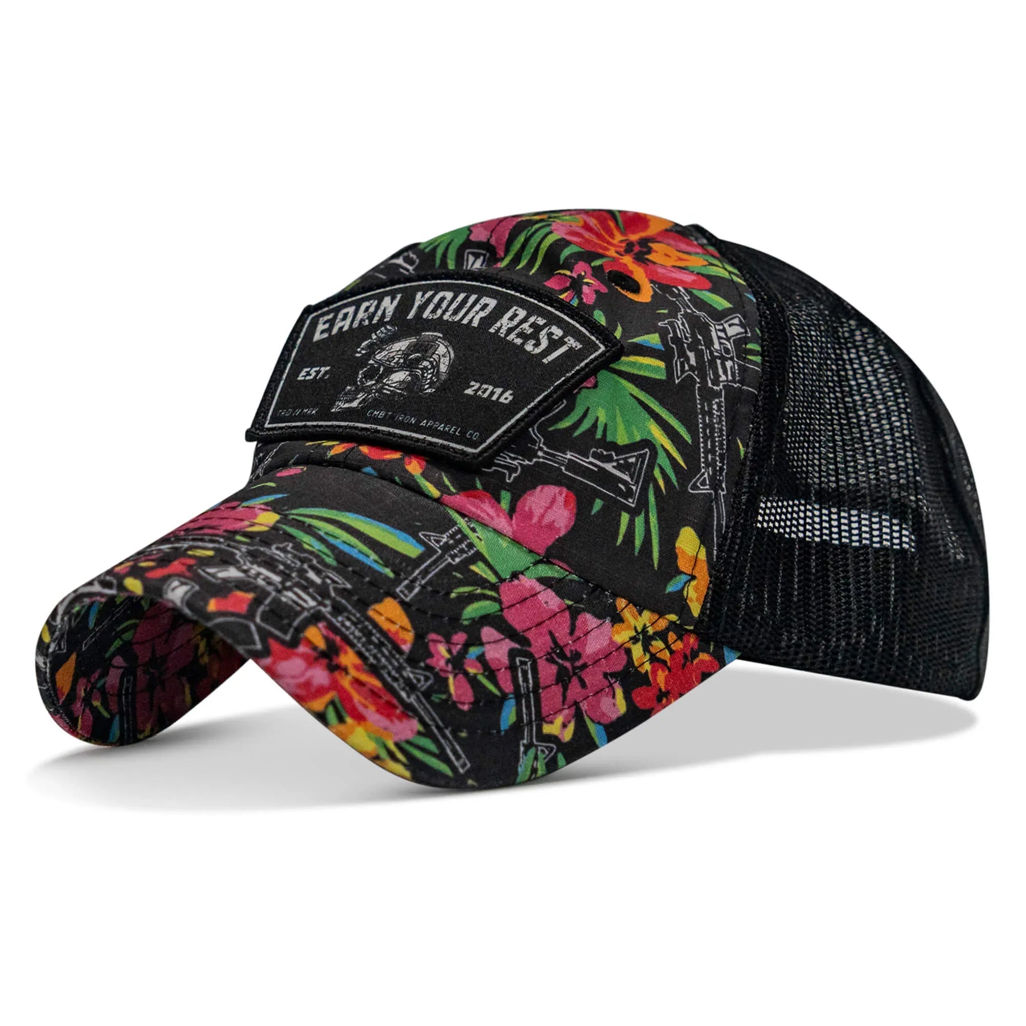 Earn Your Rest Patch Tactical Ripstop Mesh Snapback Hat - Combat Iron Apparel Co.