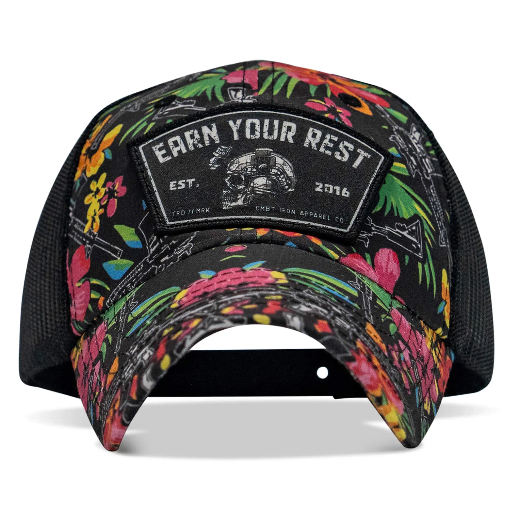 Earn Your Rest Patch Tactical Ripstop Mesh Snapback Hat - Combat Iron Apparel Co.