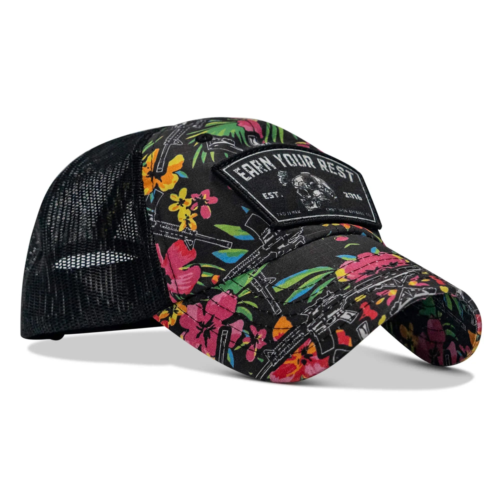 Earn Your Rest Patch Tactical Ripstop Mesh Snapback Hat - Combat Iron Apparel Co.