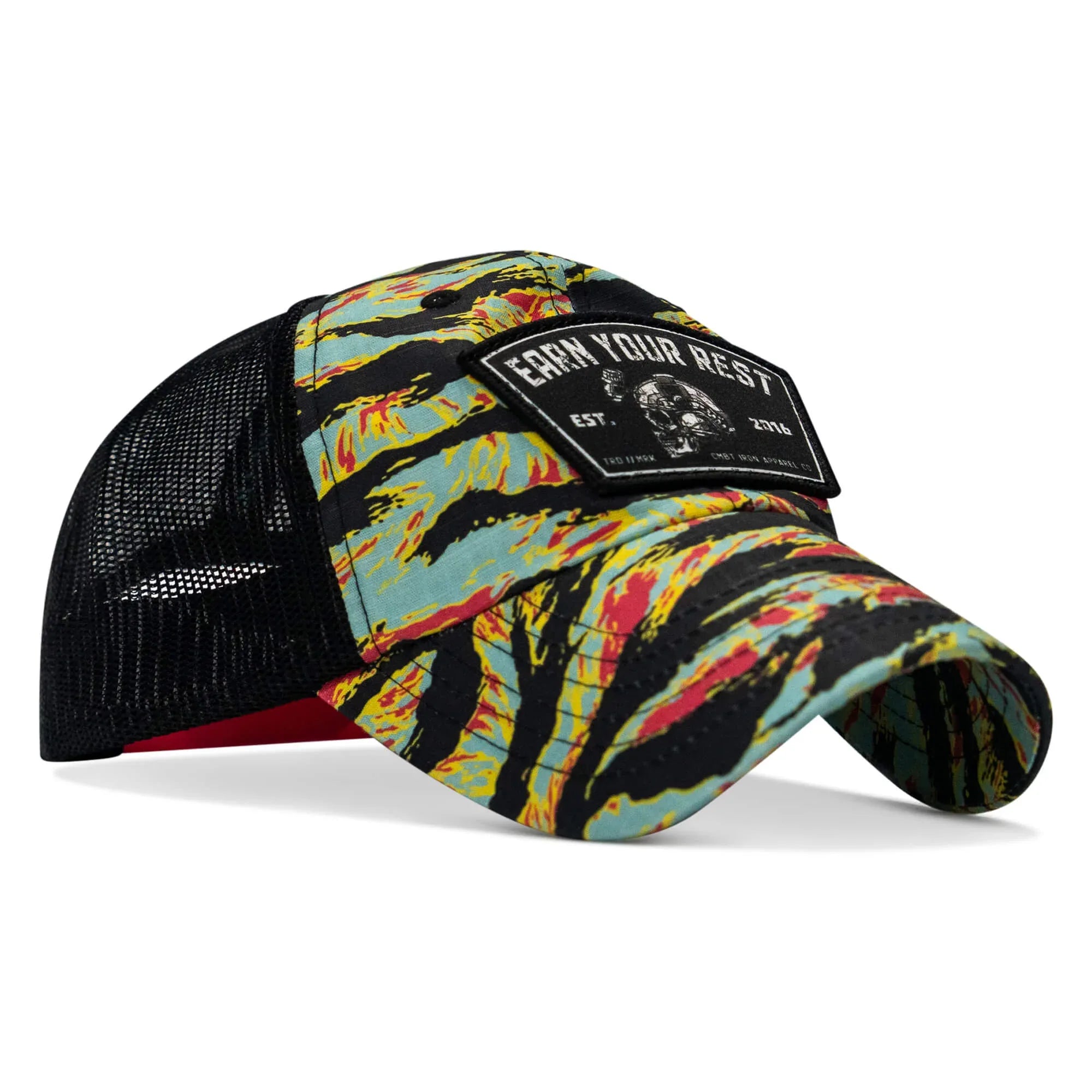 Earn Your Rest Patch Tactical Ripstop Mesh Snapback Hat - Combat Iron Apparel Co.