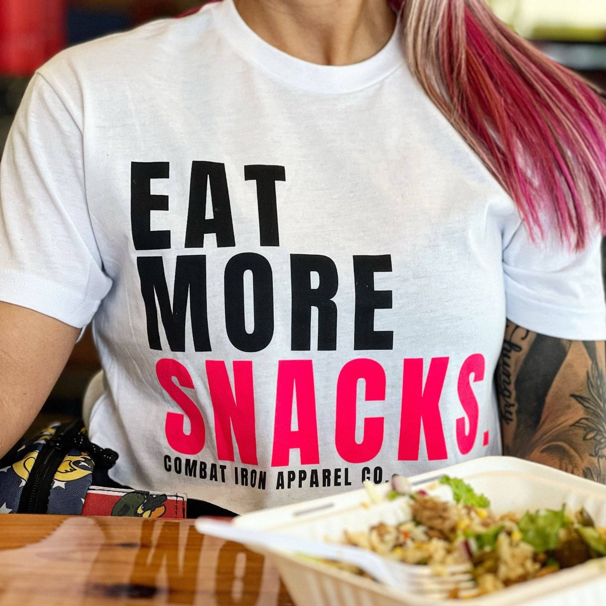 Eat More Snacks Men's T-Shirt - Combat Iron Apparel Co.