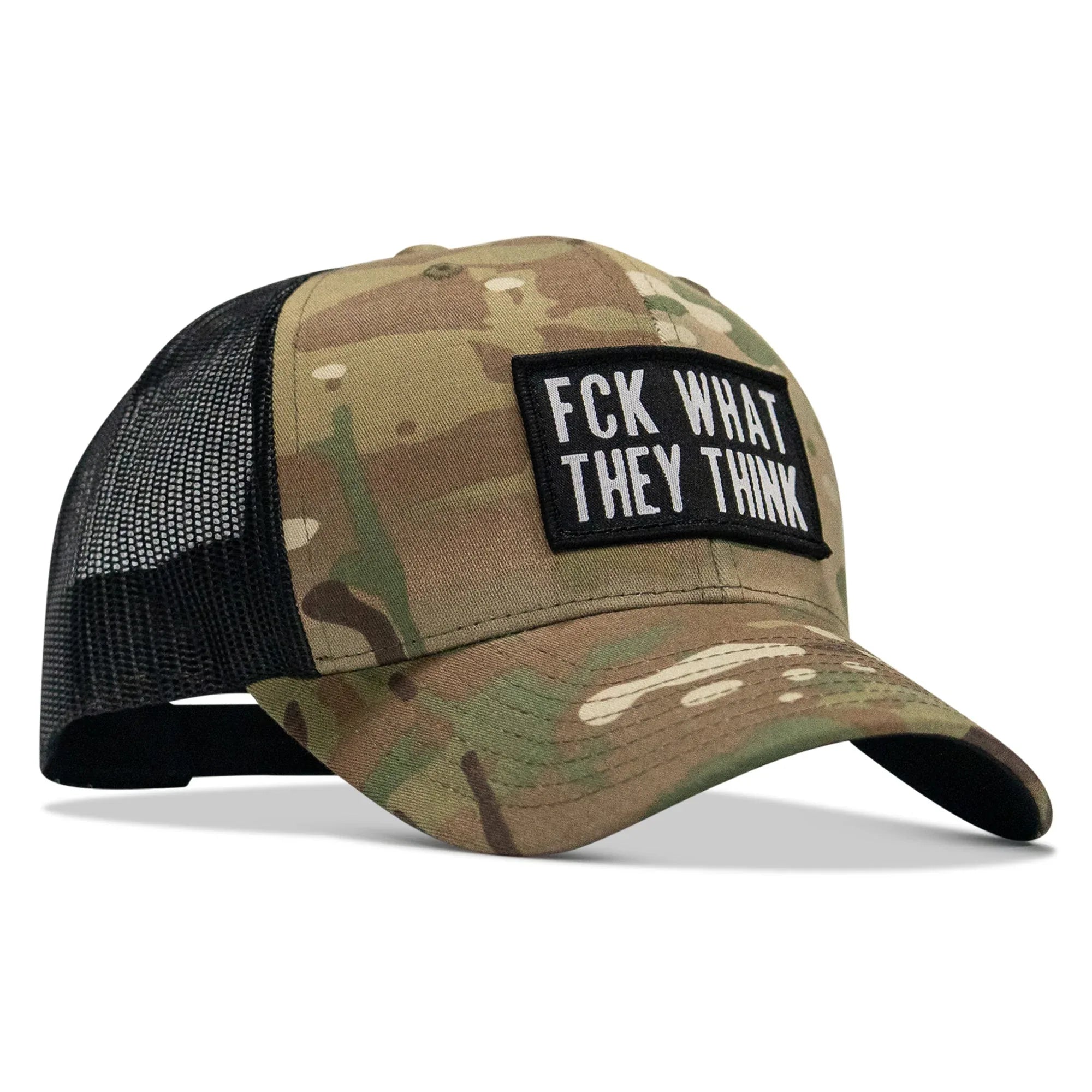 FCK What They Think Patch Snapback Hat - Combat Iron Apparel Co.