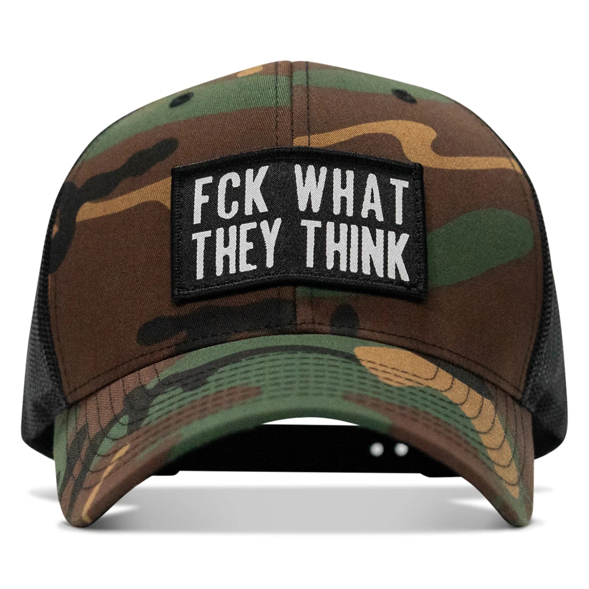 FCK What They Think Patch Snapback Hat - Combat Iron Apparel Co.