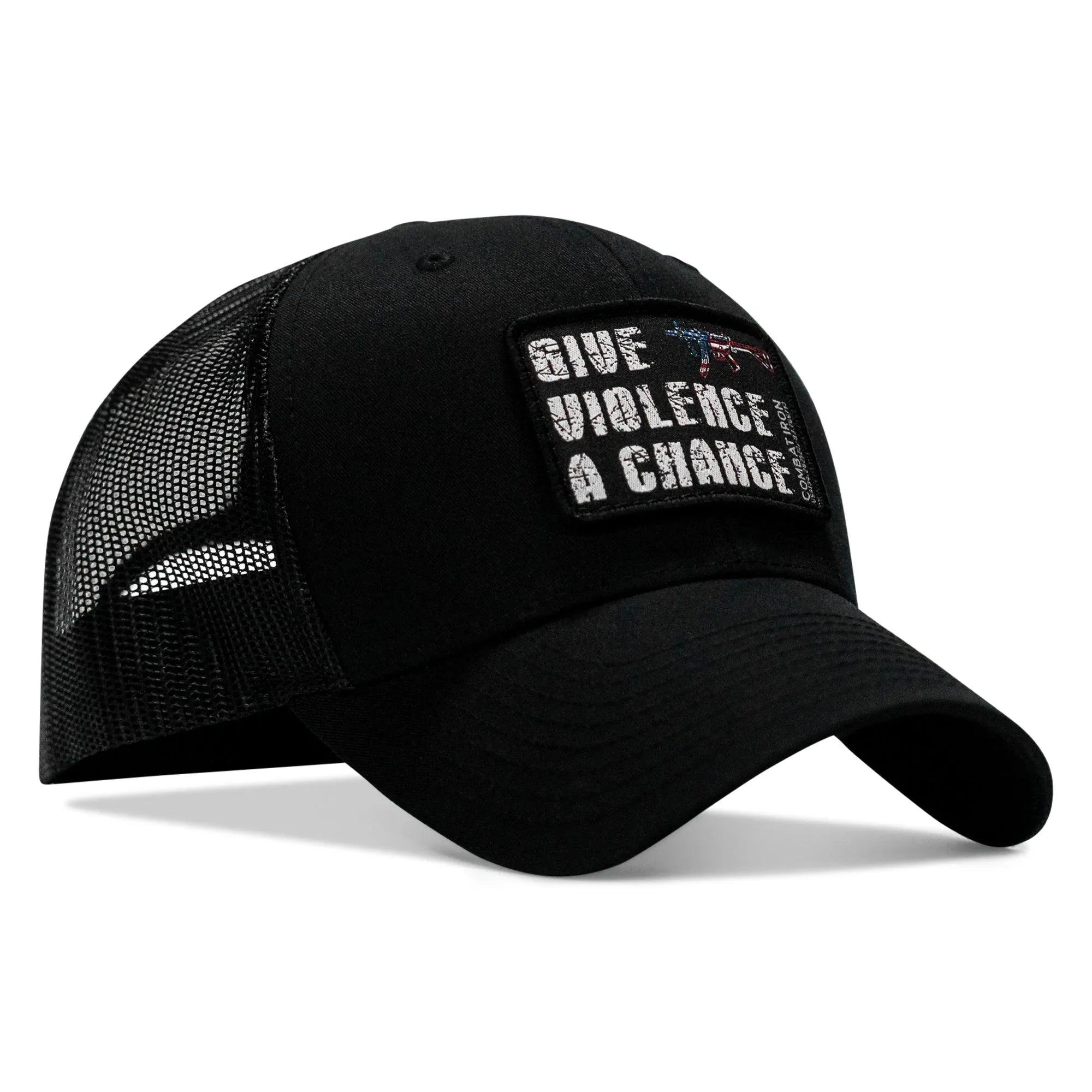Give Violence A Chance Patch Snapback - Combat Iron Apparel Co.