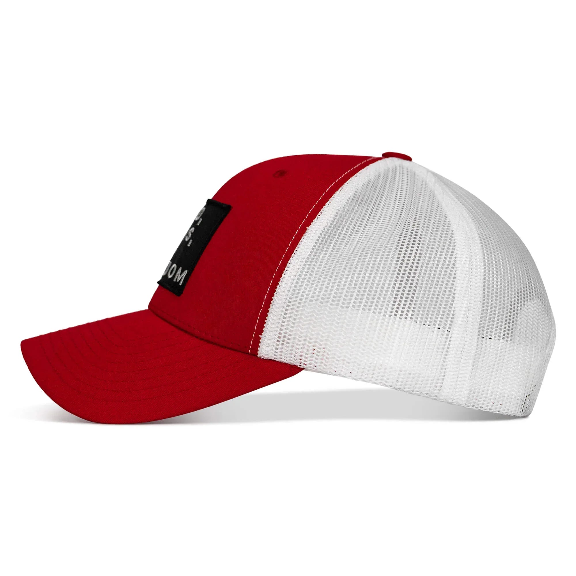 God, Guns, And Freedom Patch Mid-Profile Mesh Snapback Hat - Combat Iron Apparel Co.
