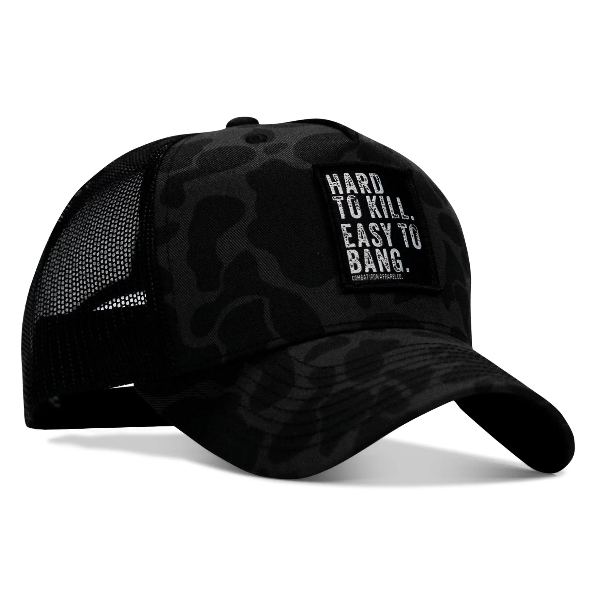 Hard to Kill. Easy to Bang. Patch Snapback Hat - Combat Iron Apparel Co.