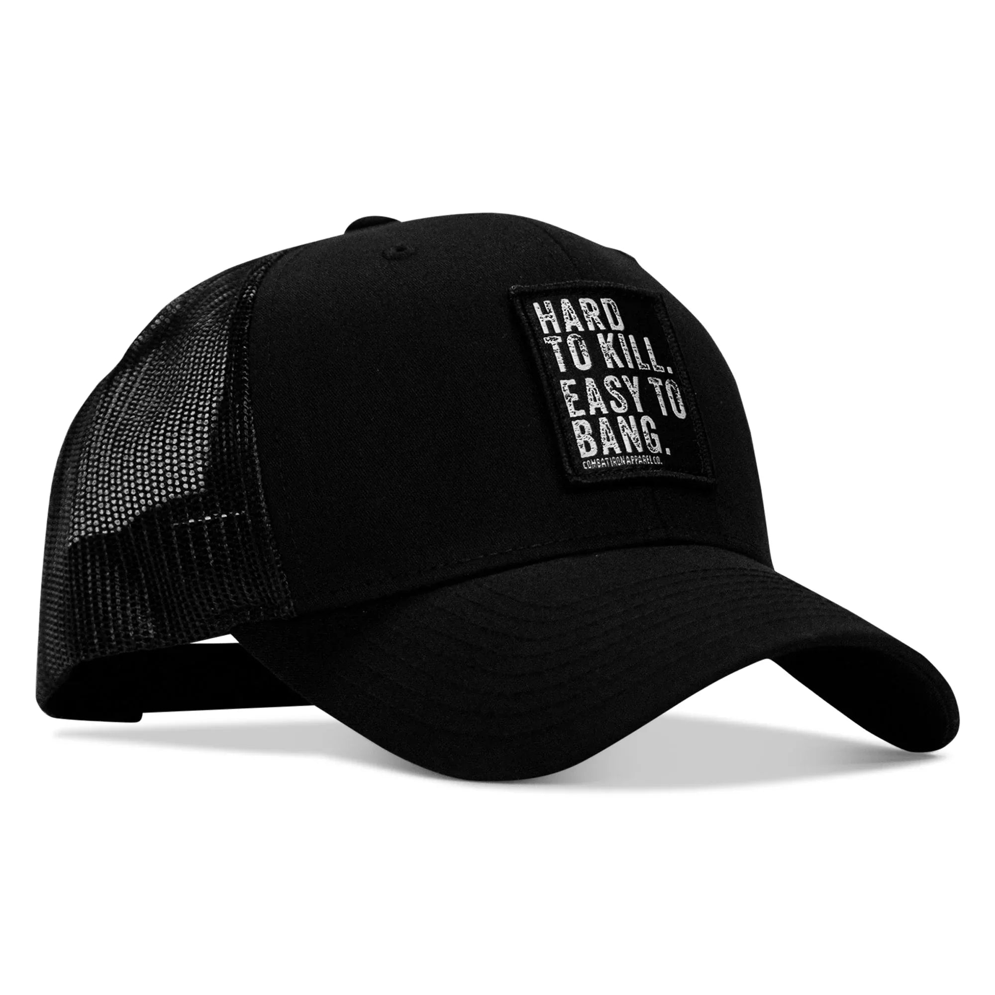 Hard to Kill. Easy to Bang. Patch Snapback Hat - Combat Iron Apparel Co.