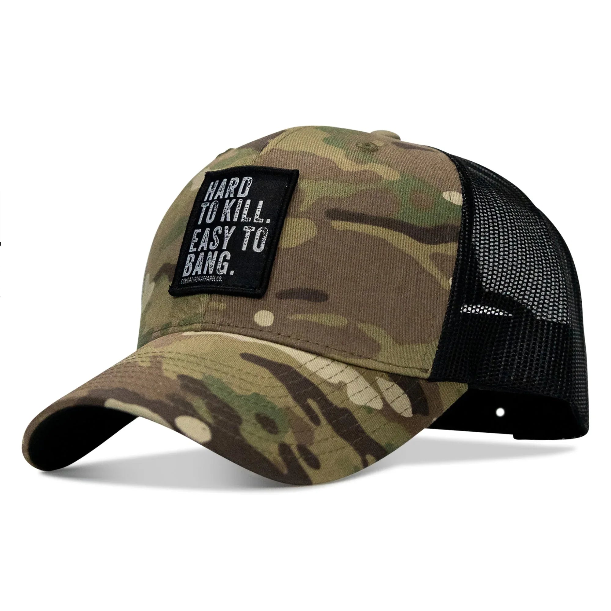 Hard to Kill. Easy to Bang. Patch Snapback Hat - Combat Iron Apparel Co.