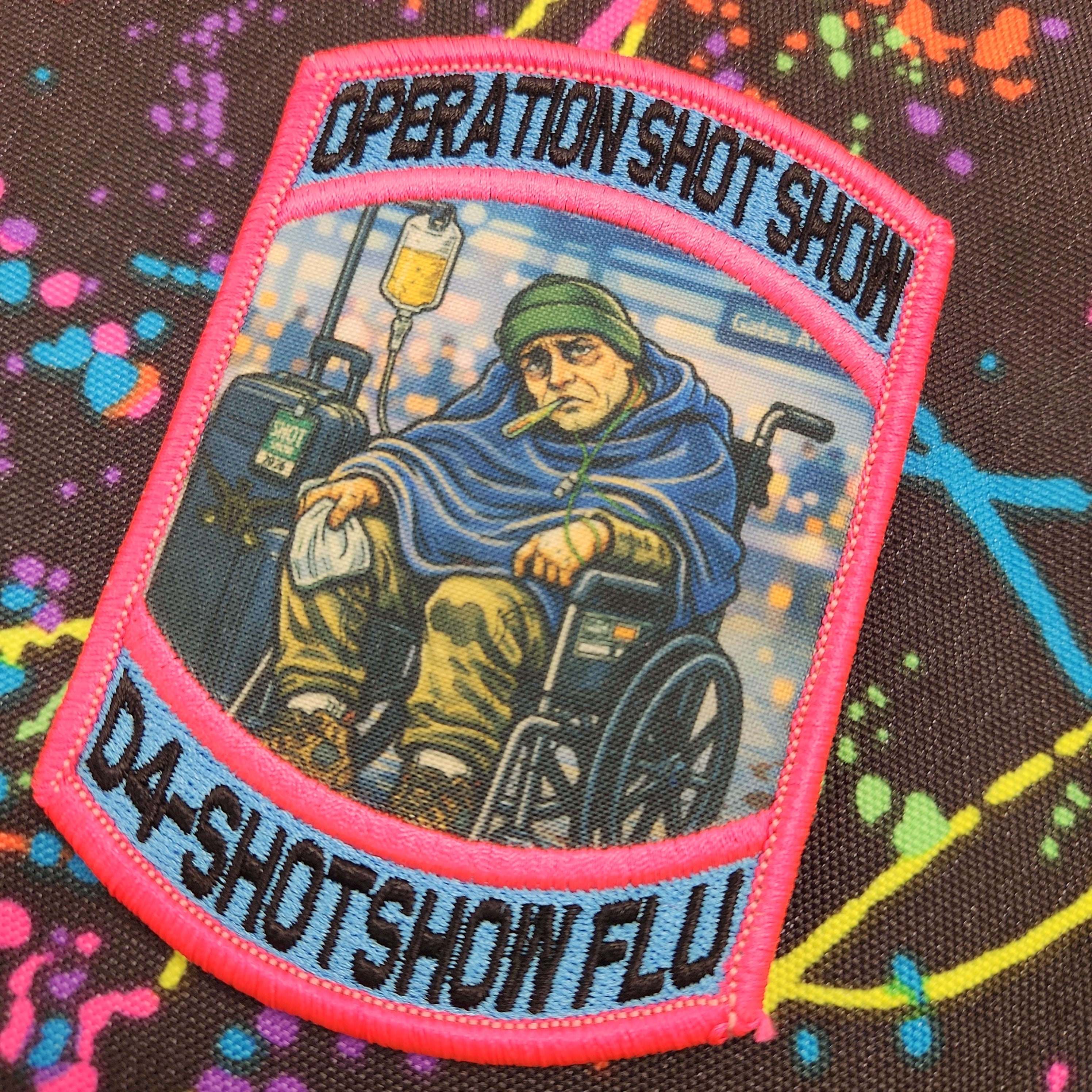Operation Shot Show - D4 - Shotshow Flu - Subroidery Patch