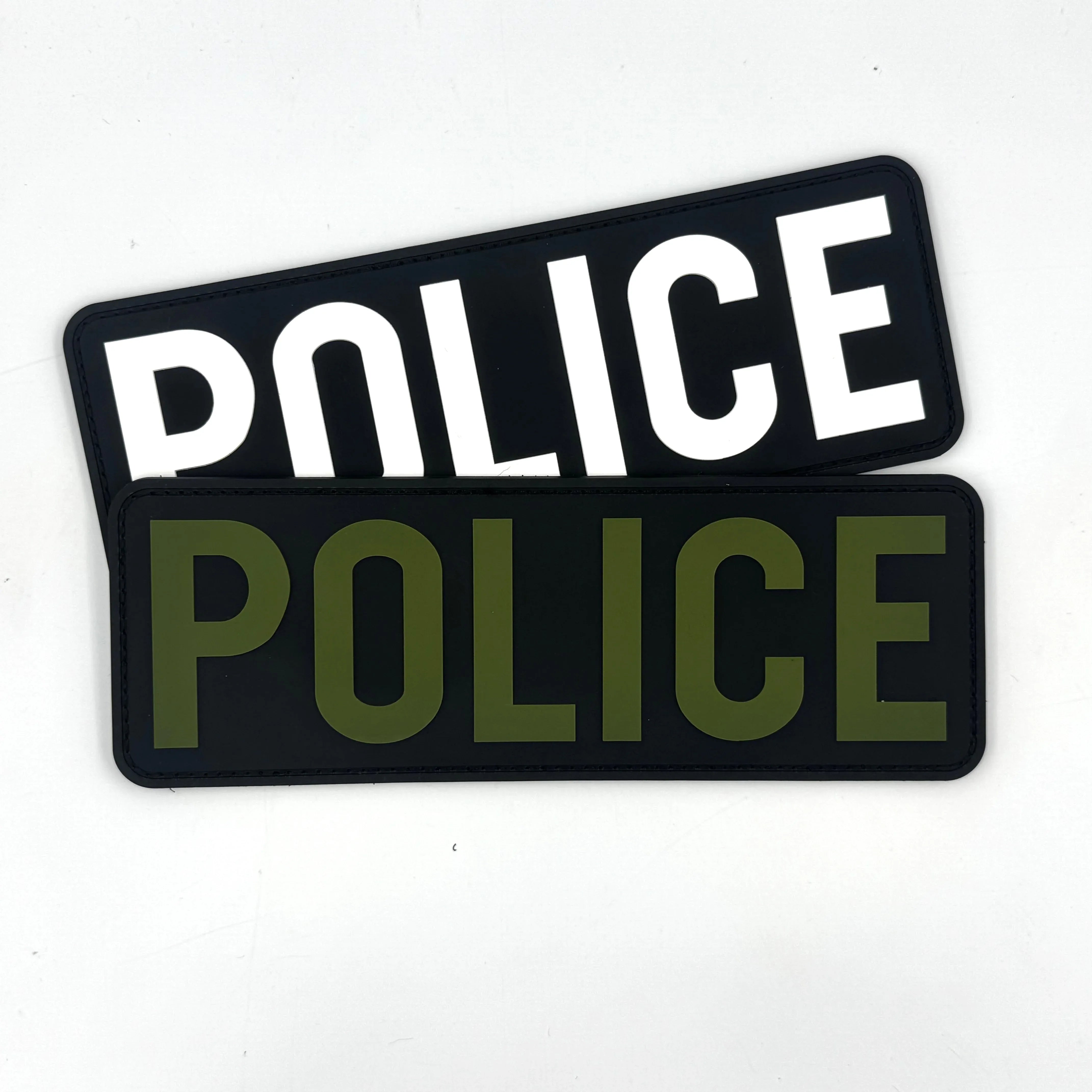 Police Plate Carrier - 3x8.5 PVC Patch -Multiple Variants