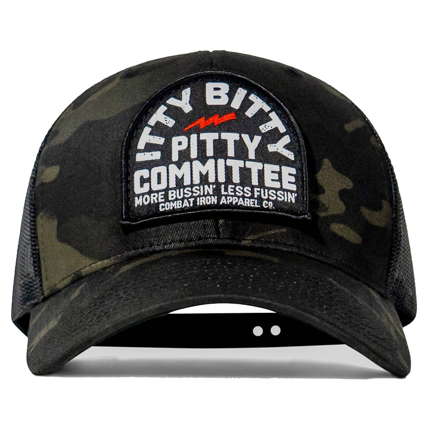 Itty Bitty Pitty Committee Patch SnapBack - Combat Iron Apparel Co.