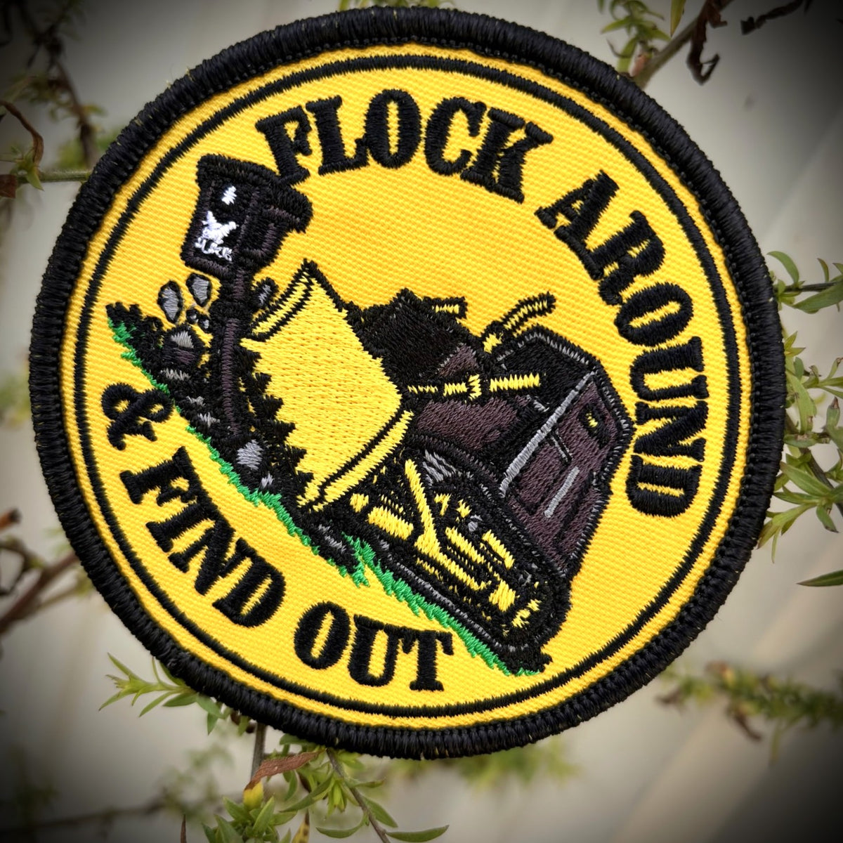 Killdozer - Flock Around & Find Out - 4" Round Patch