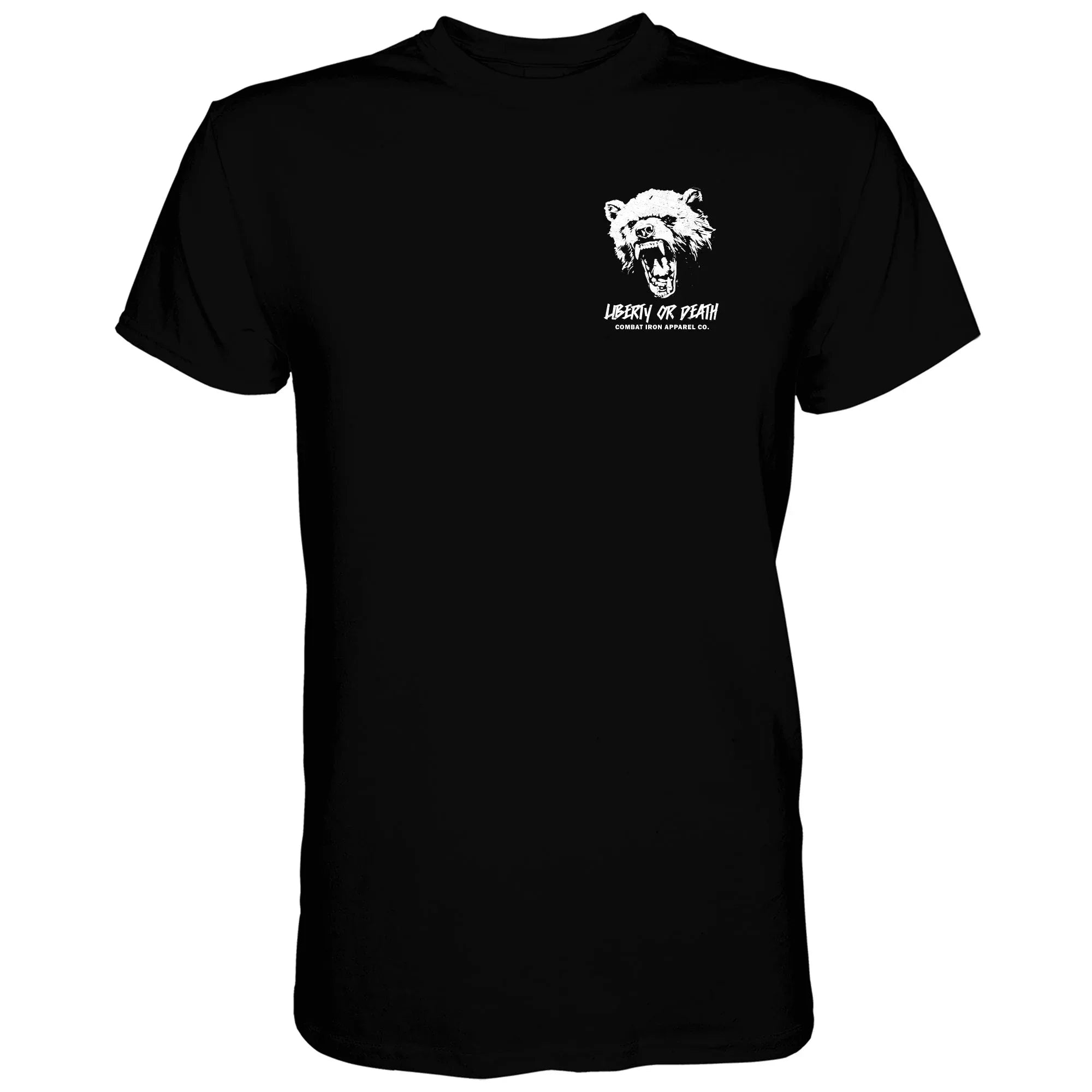 Liberty Or Death Fight Like Hell Men's T-Shirt - Combat Iron Apparel Co.