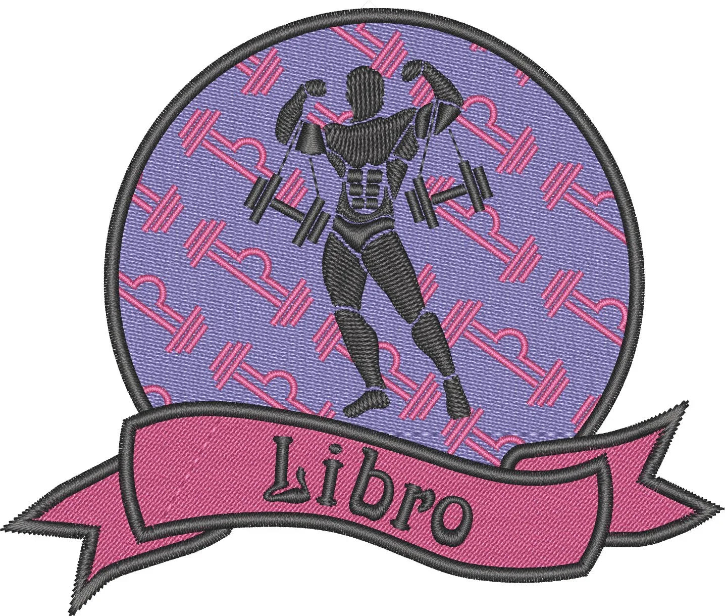 "Libro" - Libra - 4.5" Astrological Funny Parody Patch