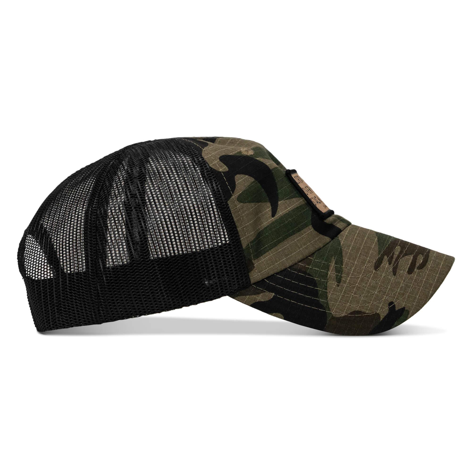 Lord Watch Over Me As I Stack Bodies Tan Patch Tactical Ripstop Mesh Snapback Hat - Combat Iron Apparel Co.