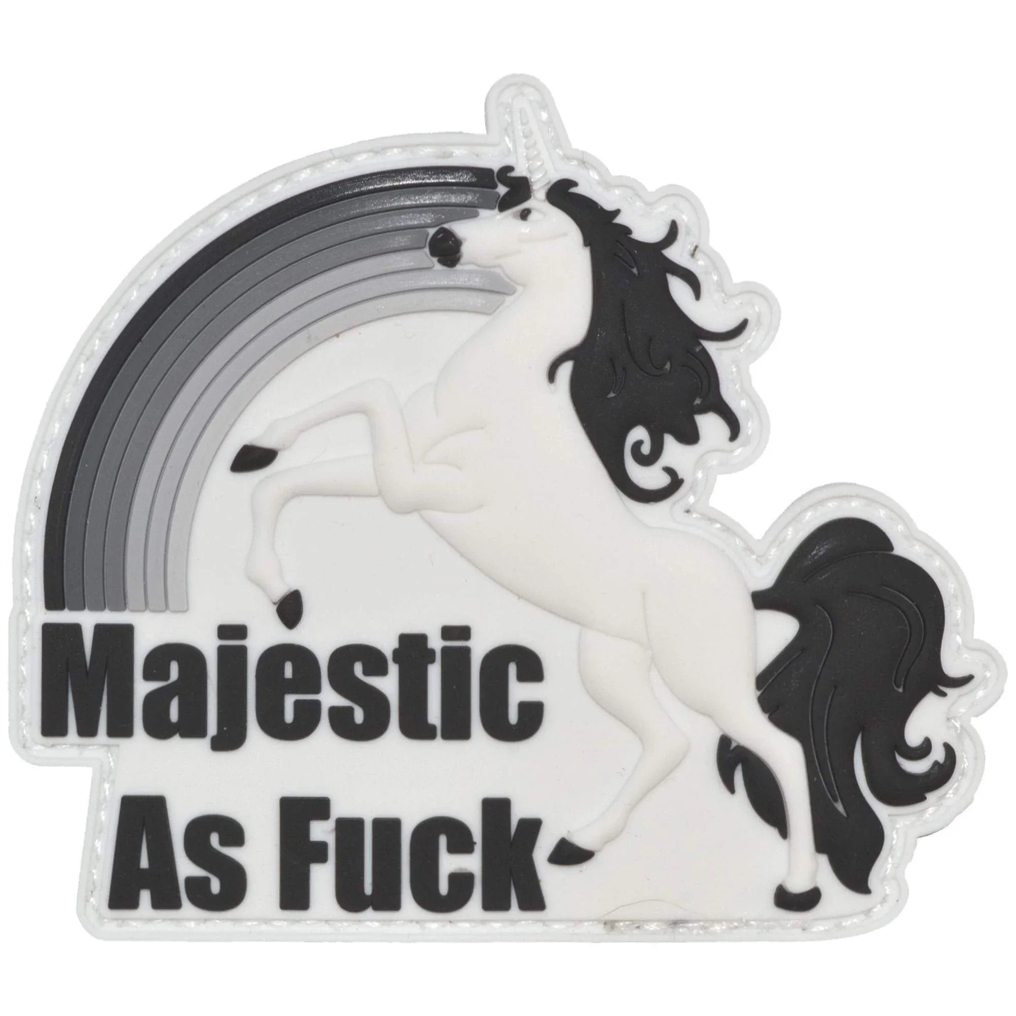 Tactical Gear Junkie Patches Black Majestic AF - 3.5 inch PVC Patch - Overstock