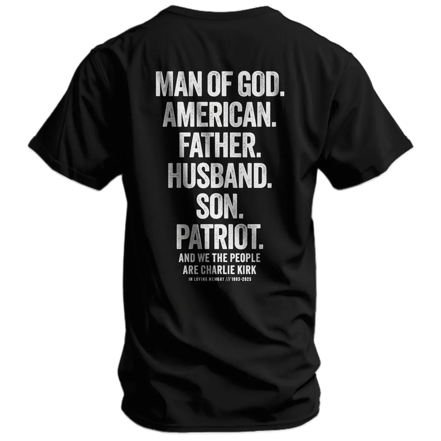 We the People, Are Charlie Kirk Men's T-Shirt (+PROFITS DONATED) - Combat Iron Apparel Co.