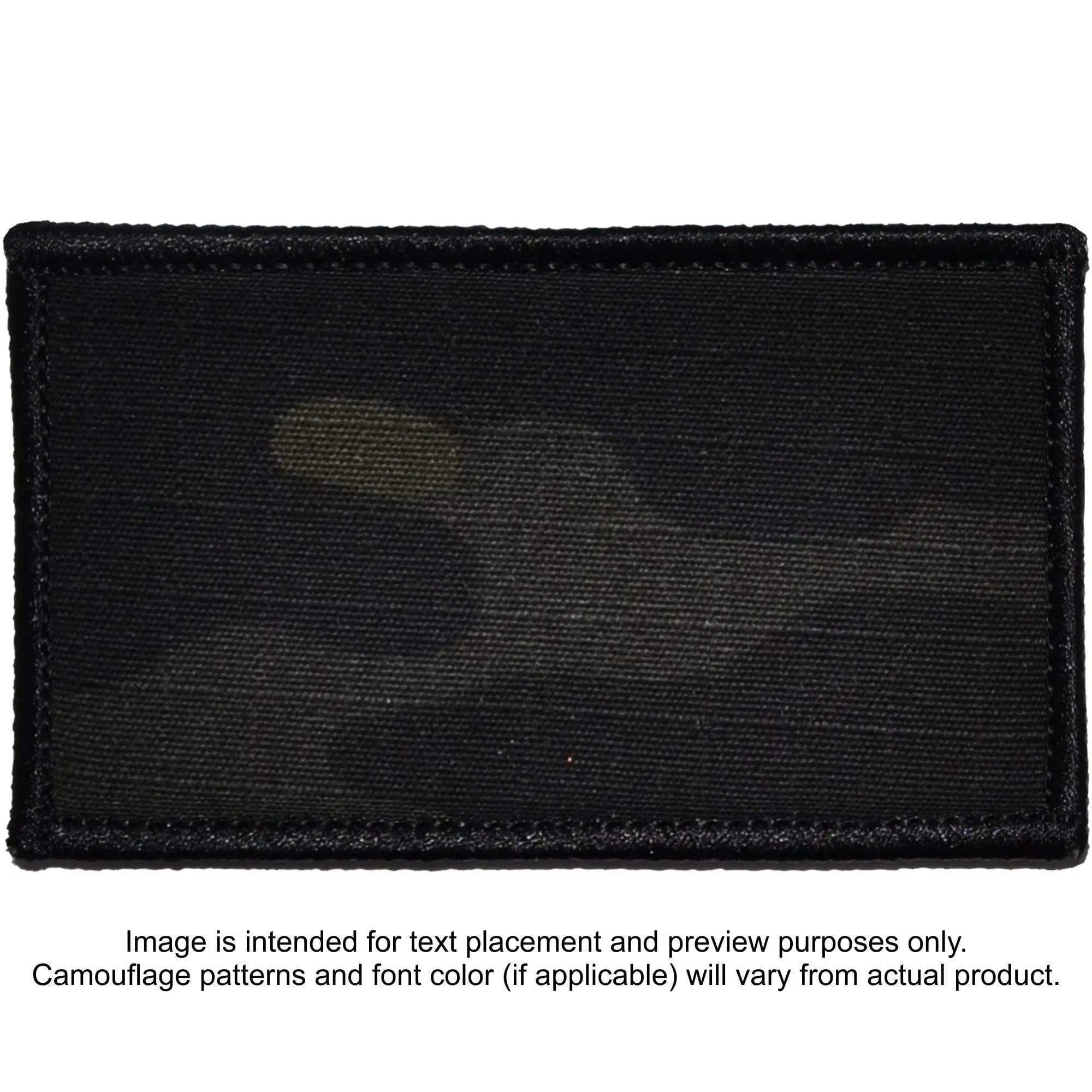 Custom Plate Carrier Text Patch - 2x5