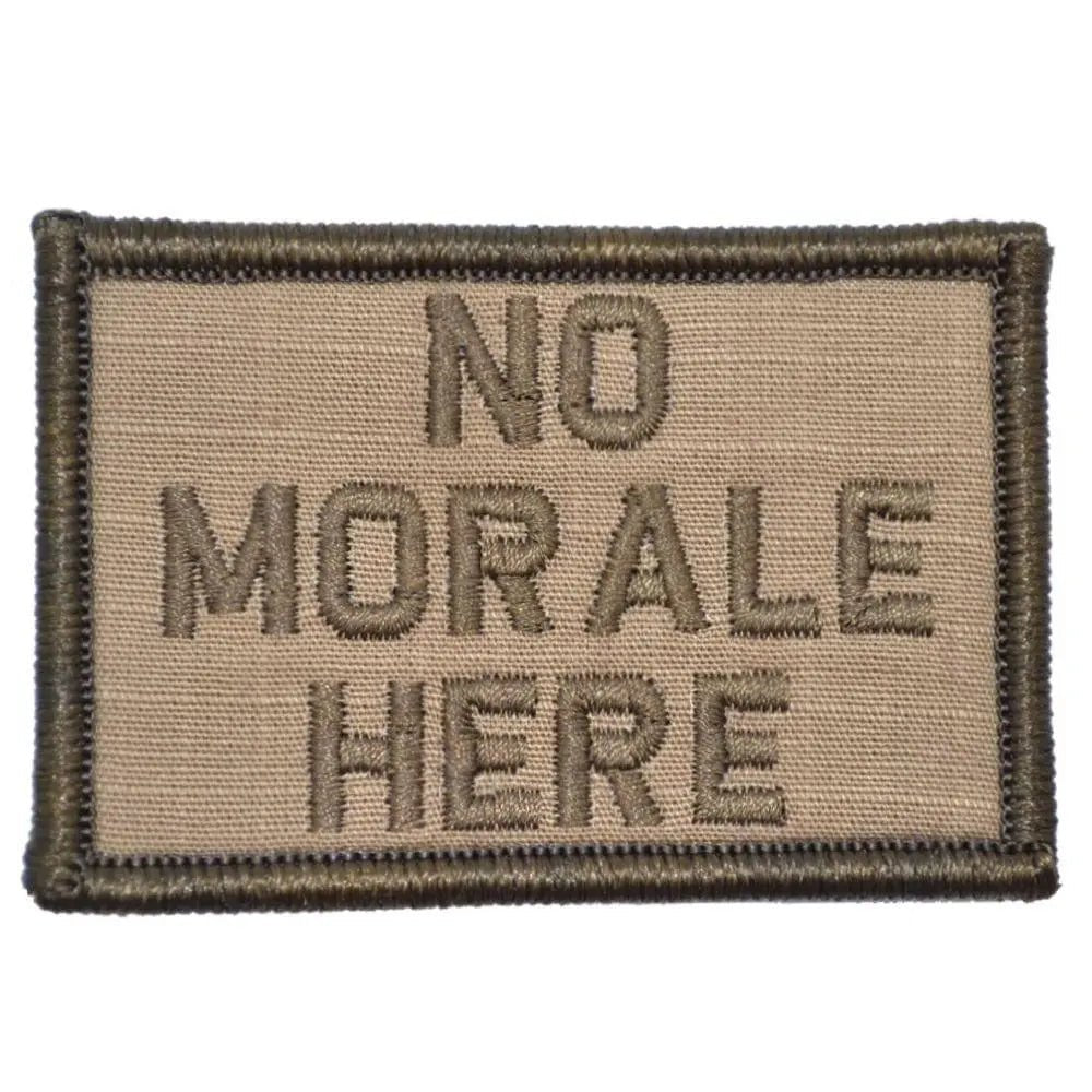 No Morale Here - 2x3 Patch