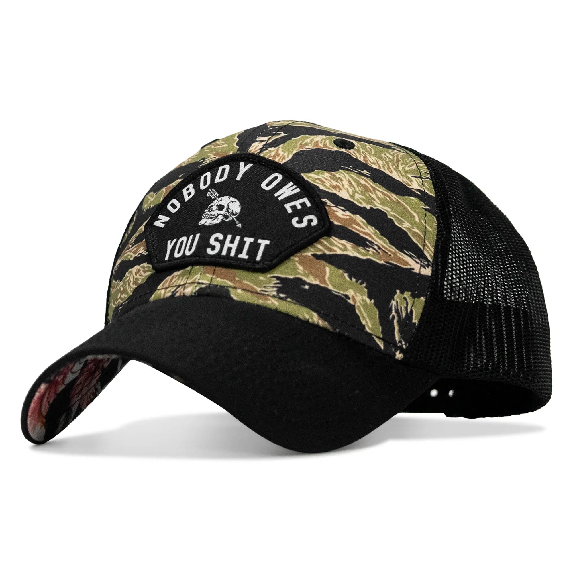 Nobody Owes You Shit Patch Original Ripstop Snapback Hat - Combat Iron Apparel Co.